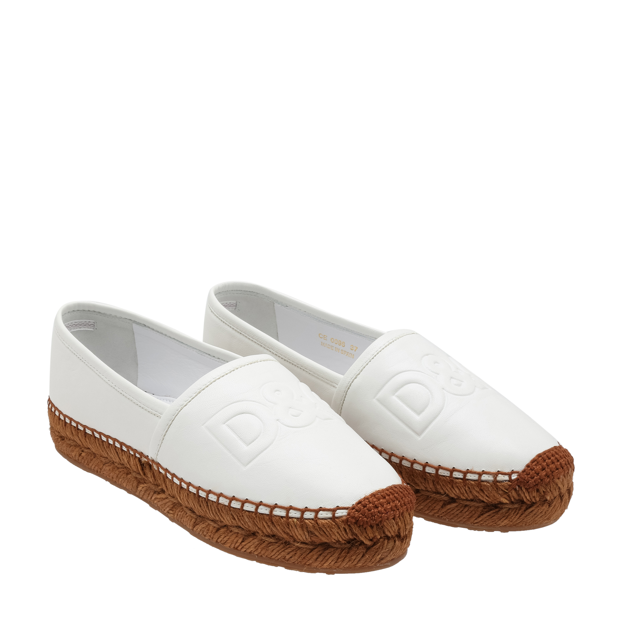

Leather espadrilles, White