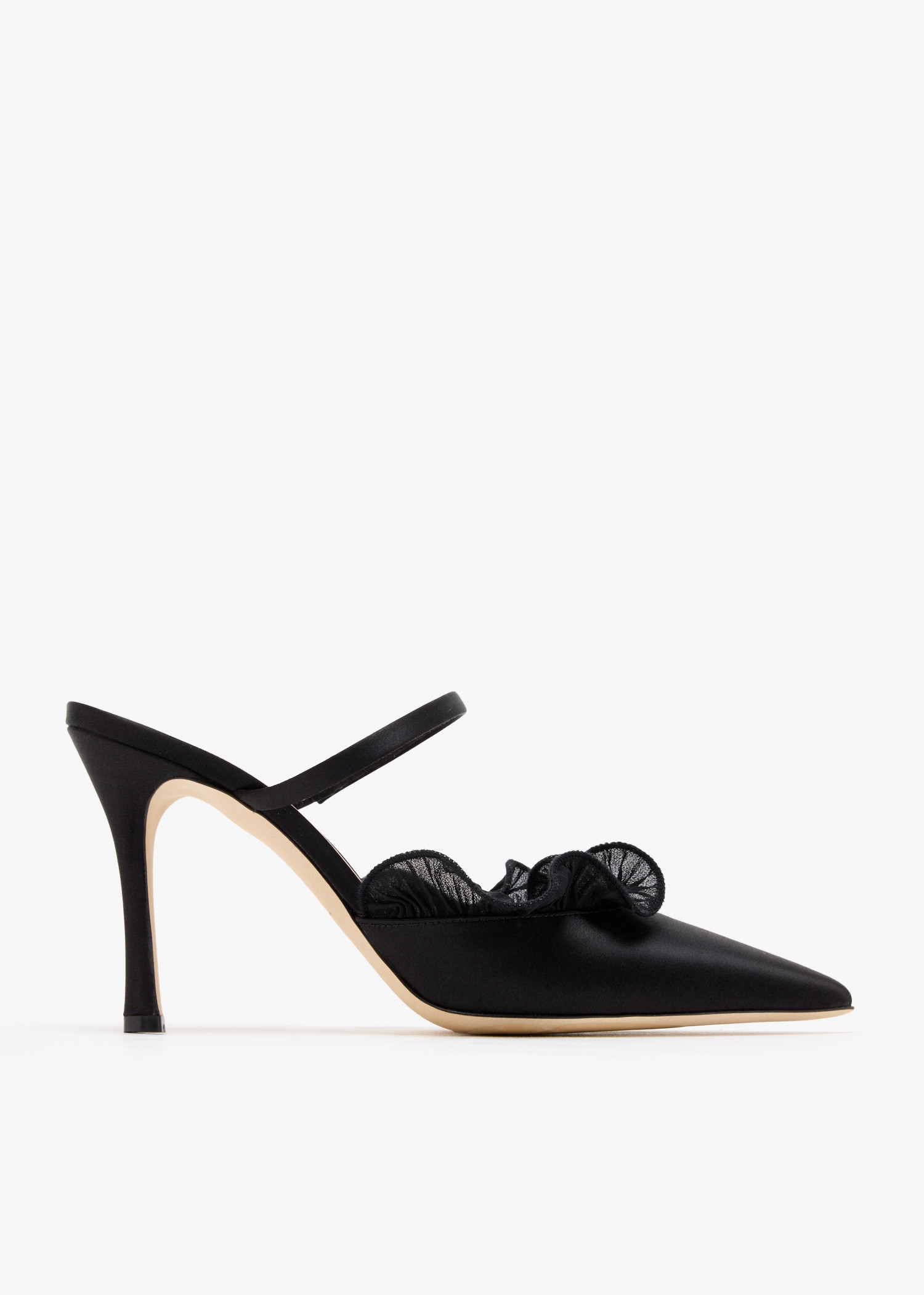 

Cecile 90 mules, Black