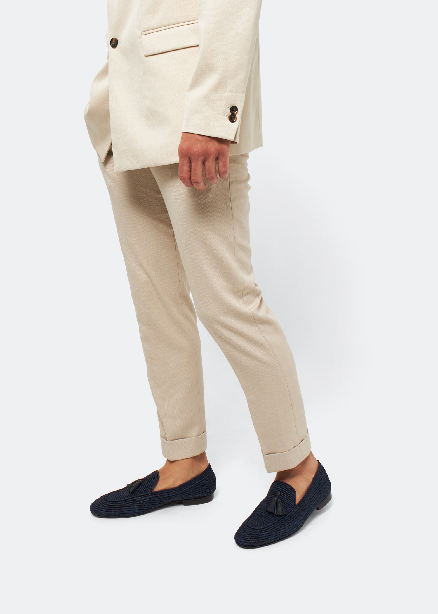 

Cesare moccasins, Blue
