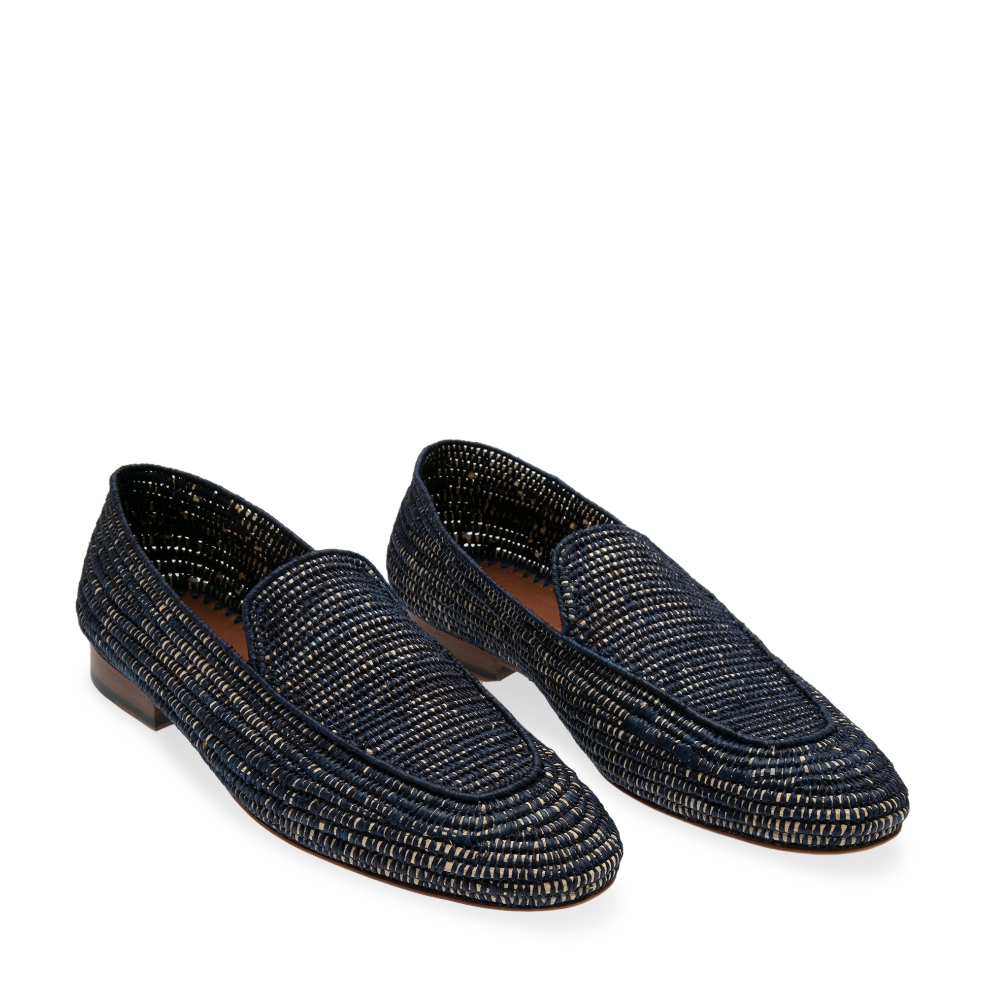 

Cesare moccasins, Blue