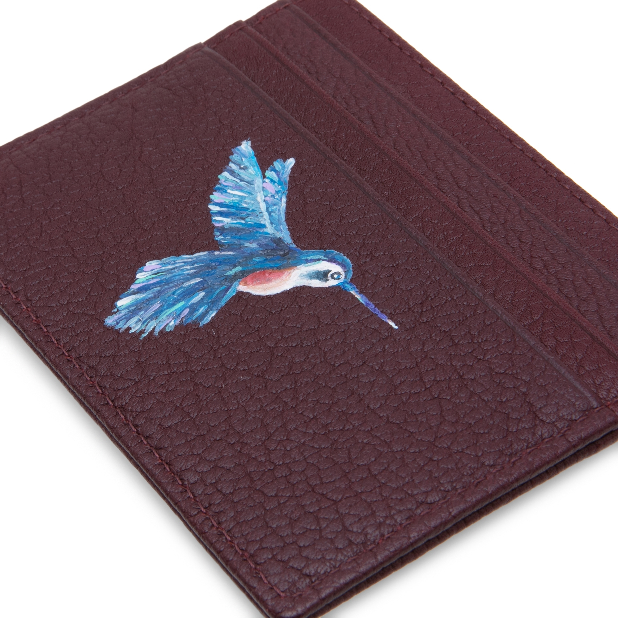 

Amalfi bird card holder, Burgundy