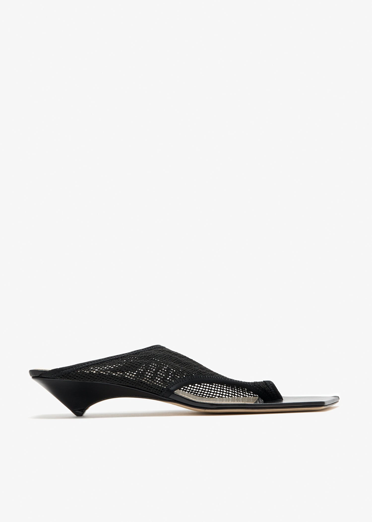 

Edge stretch mules, Black