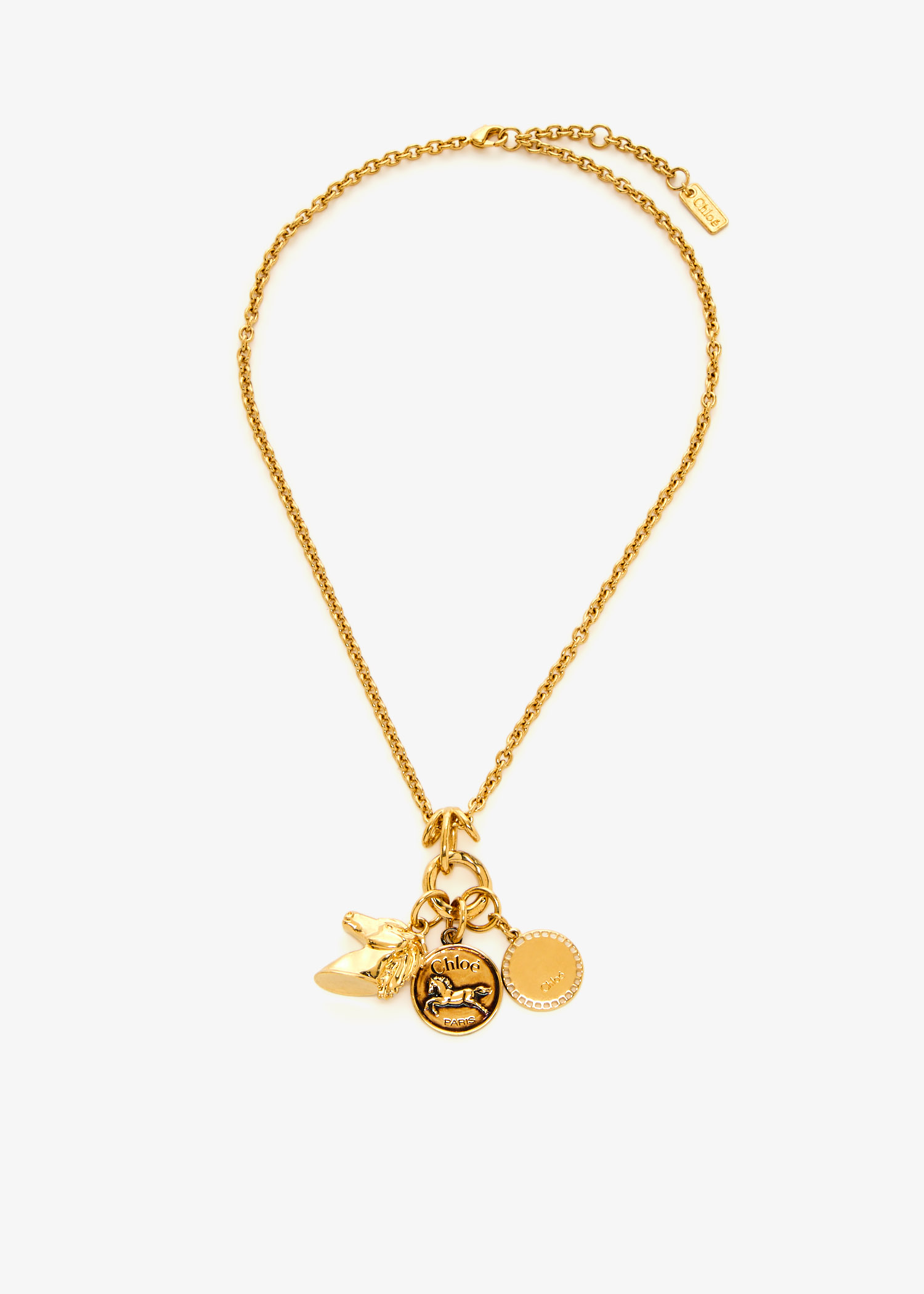 

Charms necklace, Gold