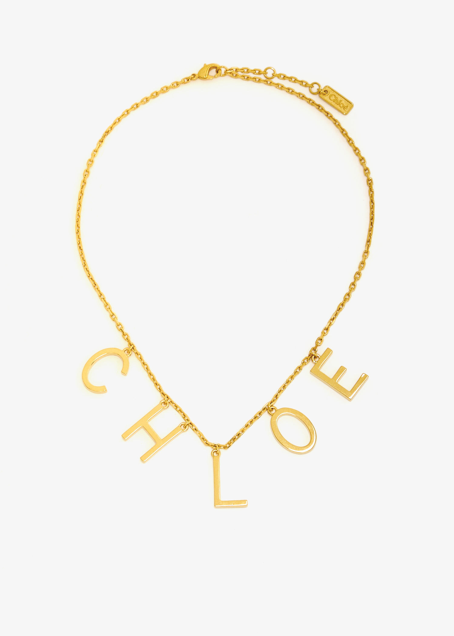 

The Chloé Letters necklace, Gold