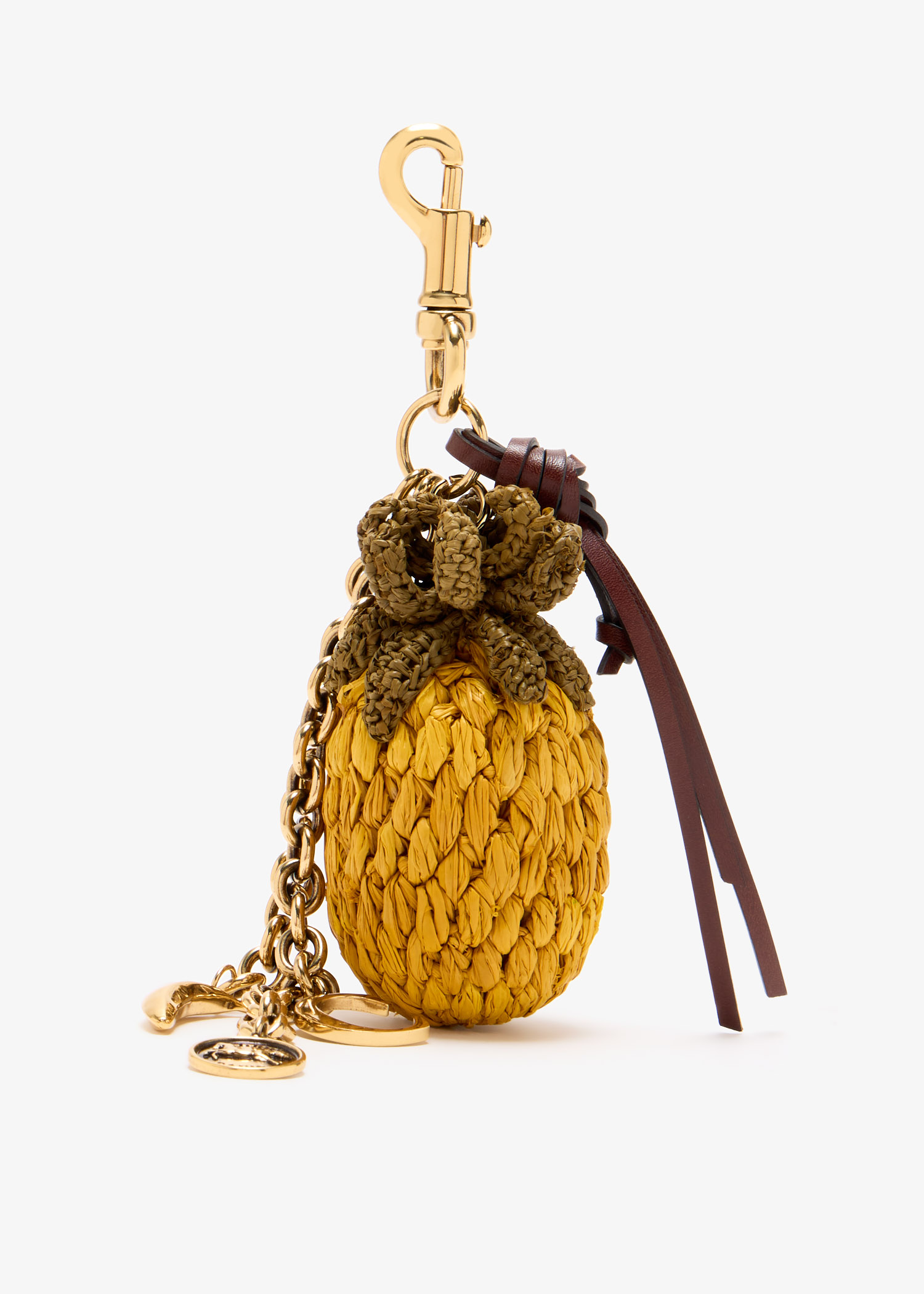 

Pineapple bag charm, Gold