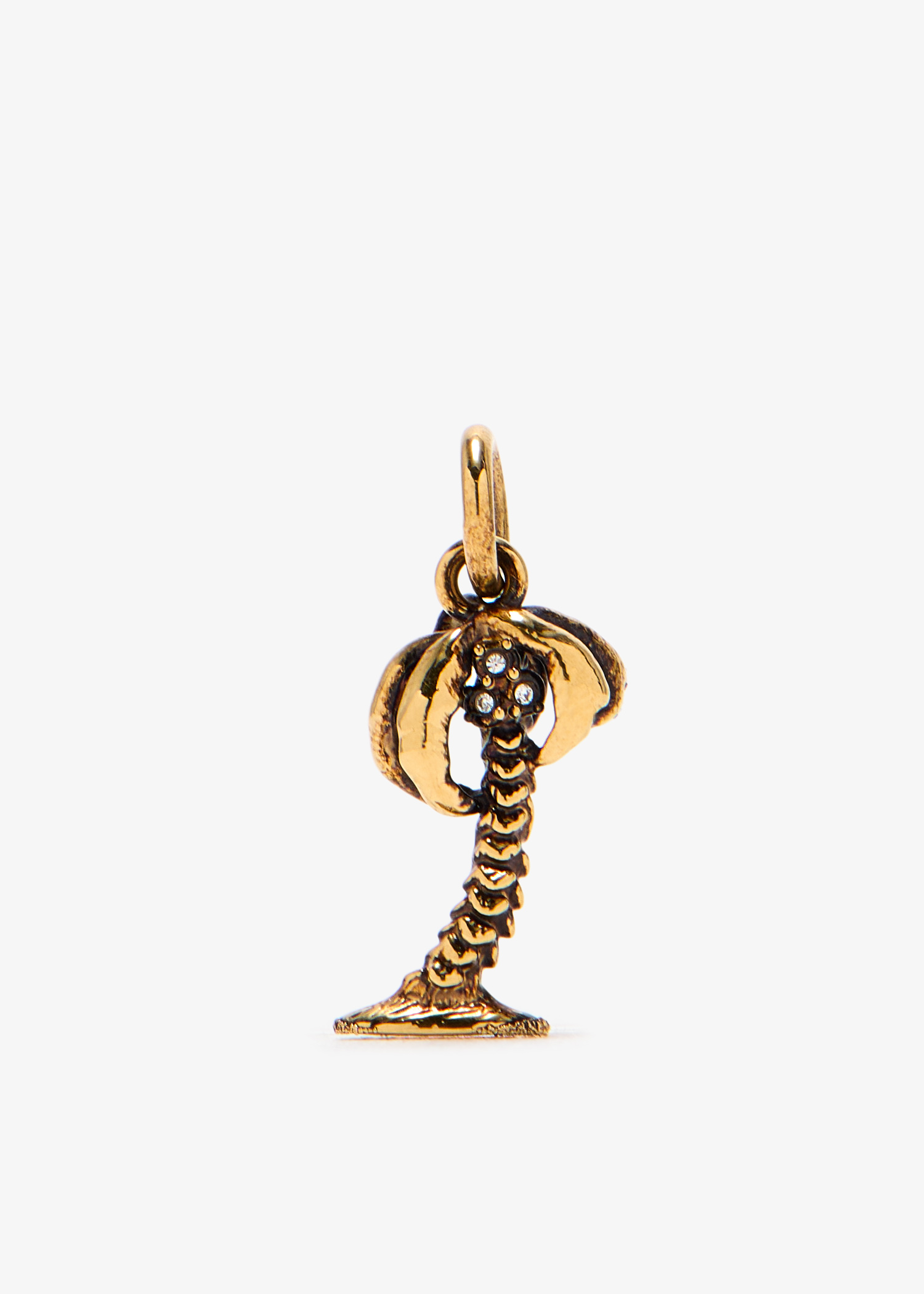 

Alphabet Palm Tree charm, Gold