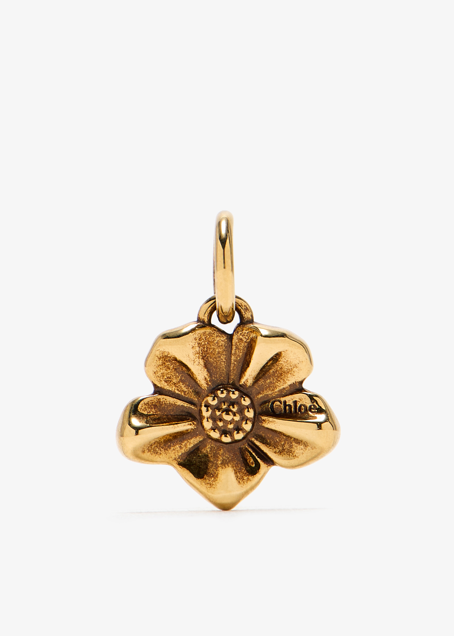 

Alphabet Flower charm, Gold