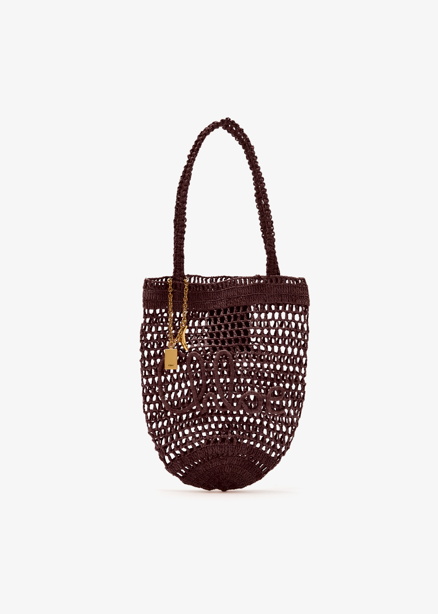 

Summer Banana small tote bag, Brown