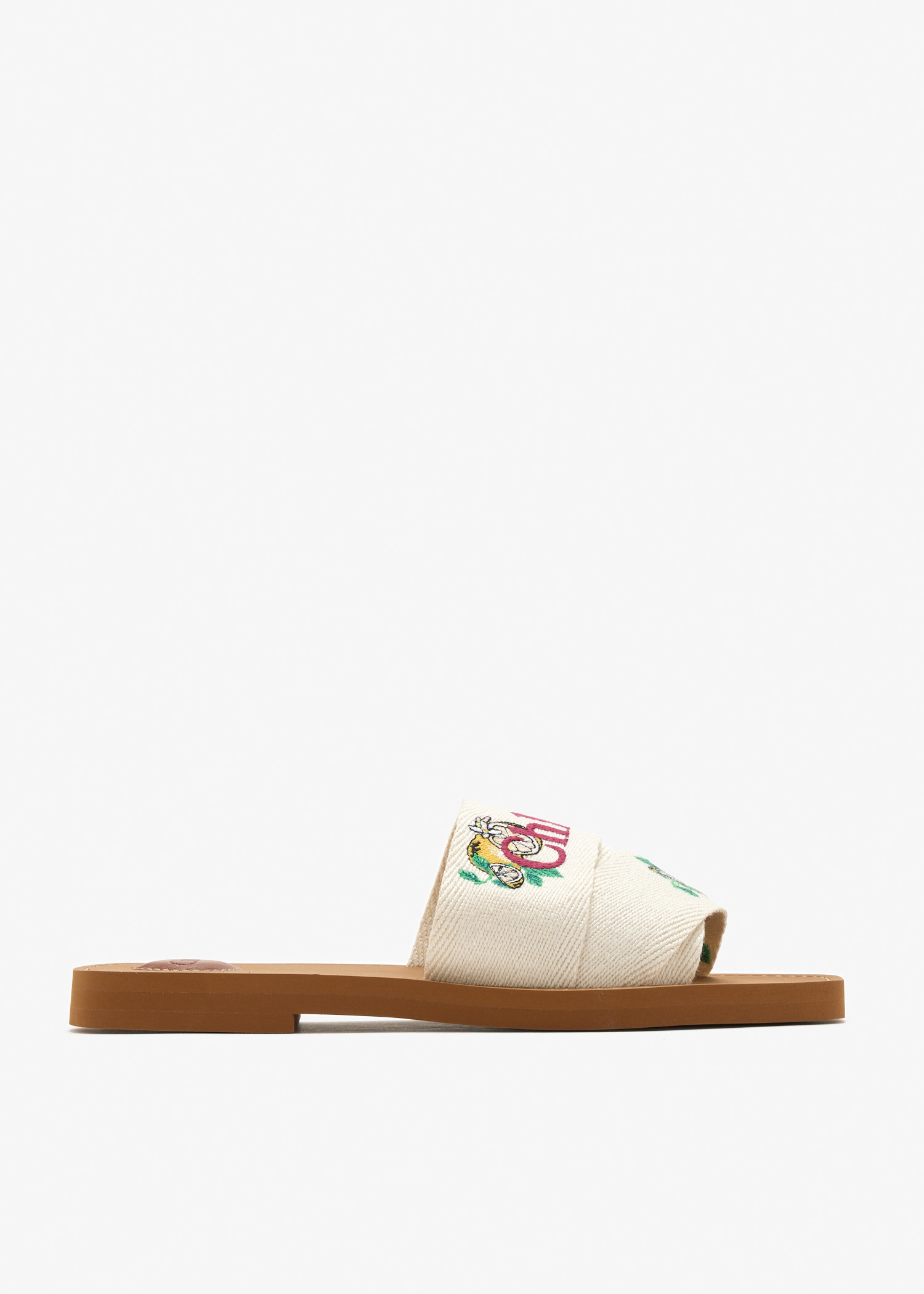 

Woody slide sandals, Cream