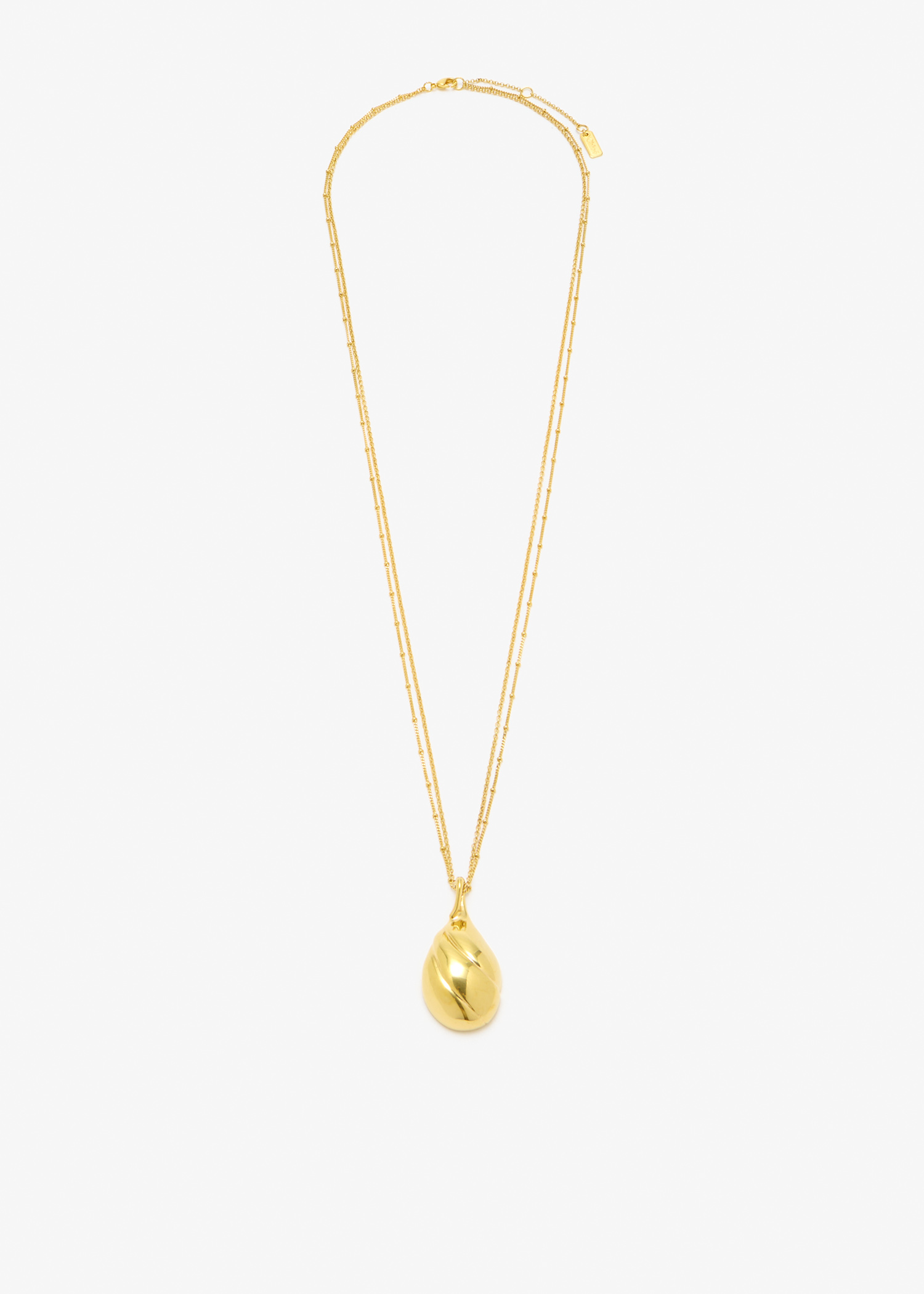 

Mirror pendant necklace, Gold