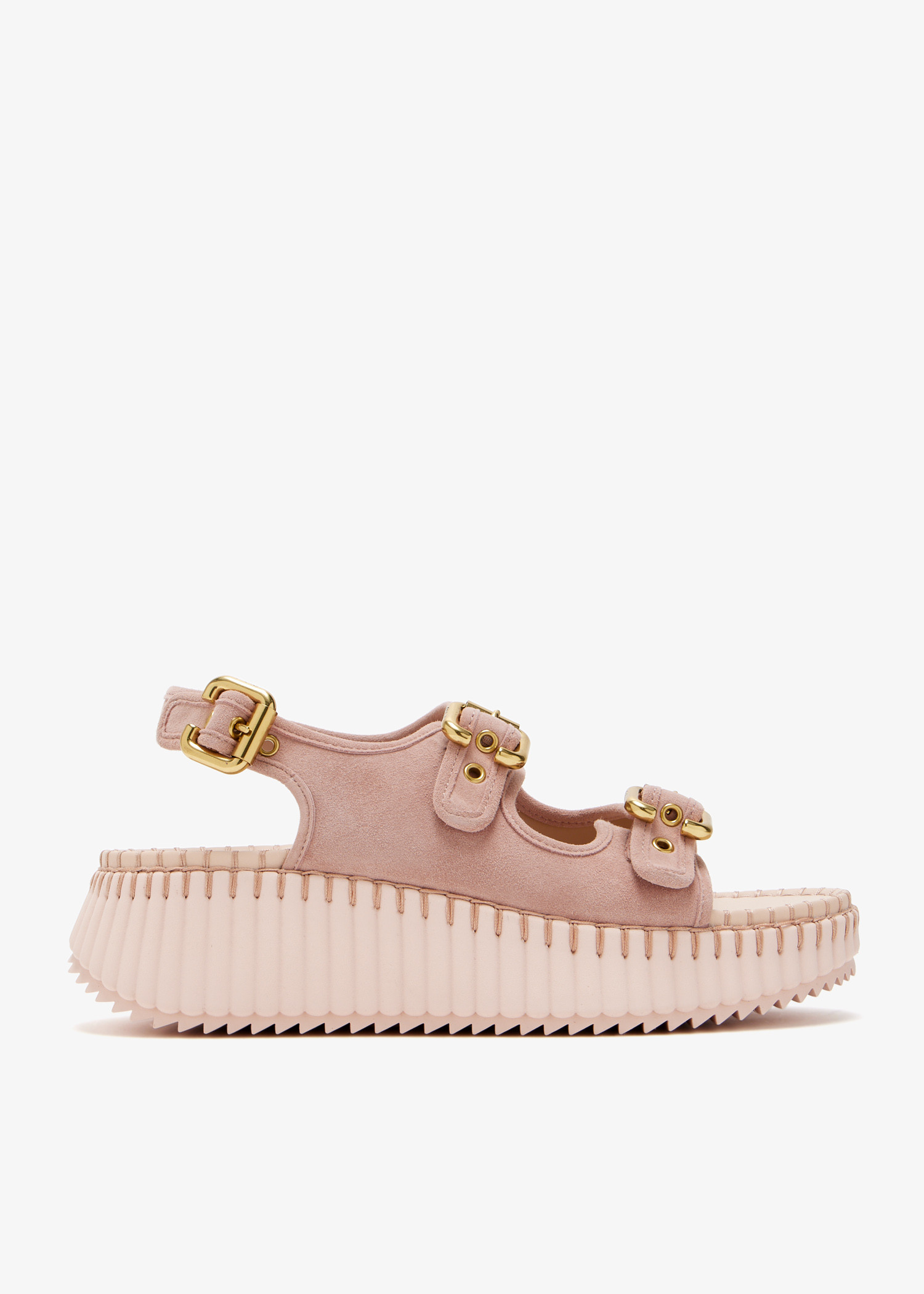 

Nama wedge sandals, Pink