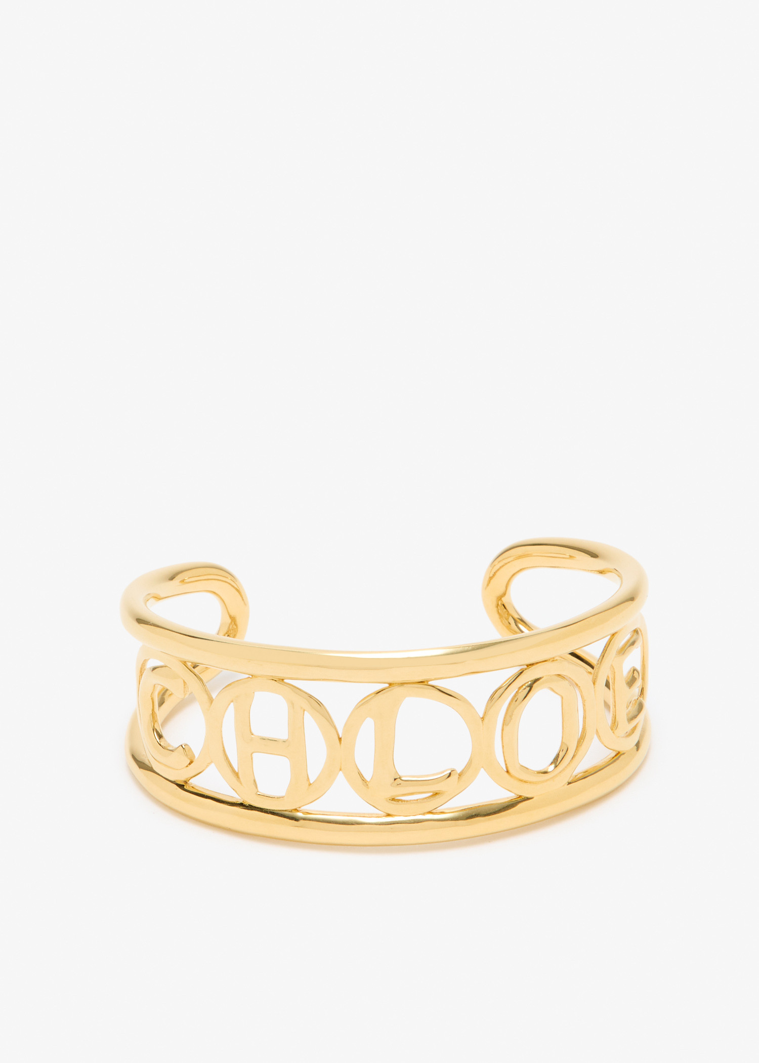 

The Script cuff, Gold
