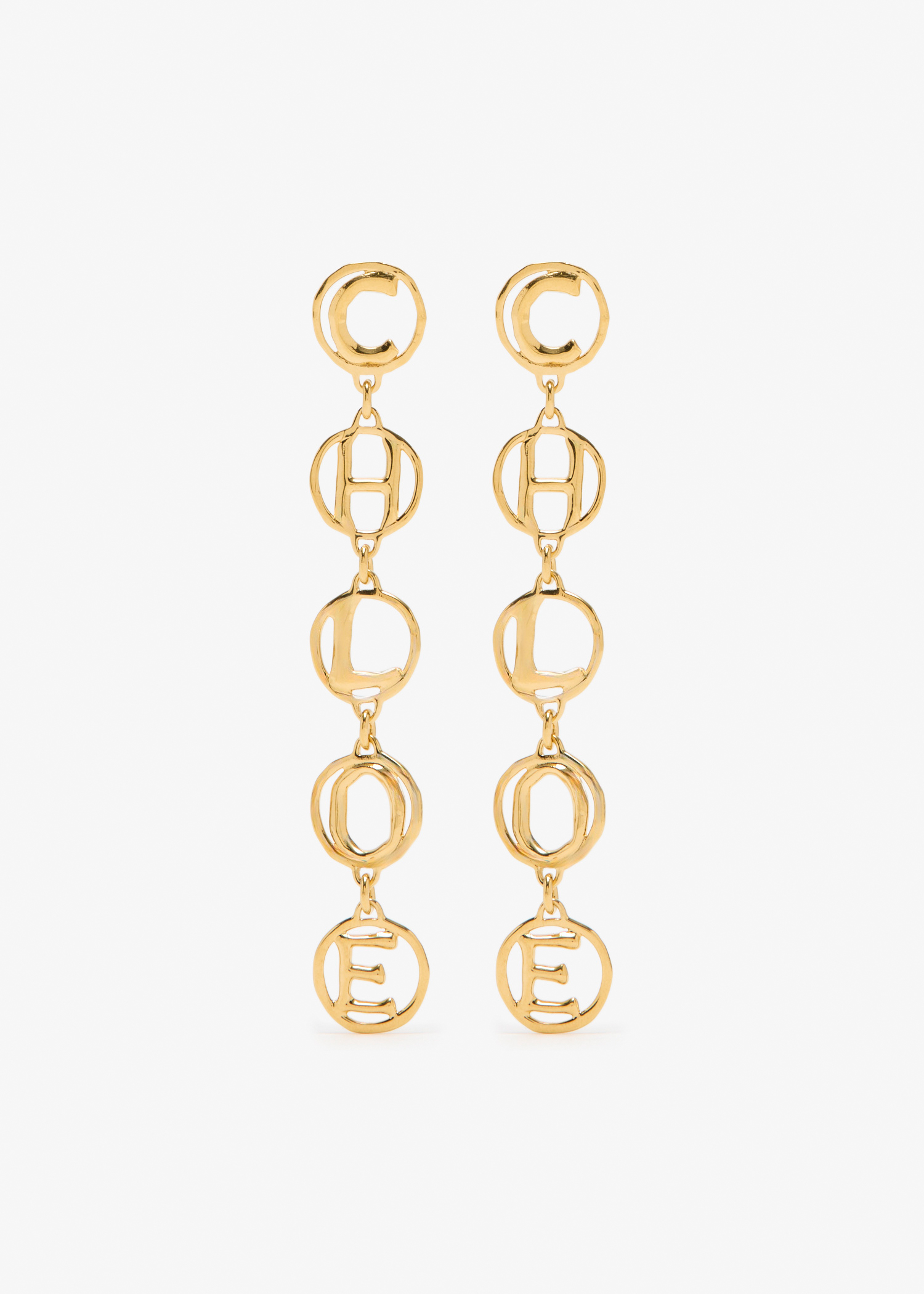 

The Script earrings, Gold