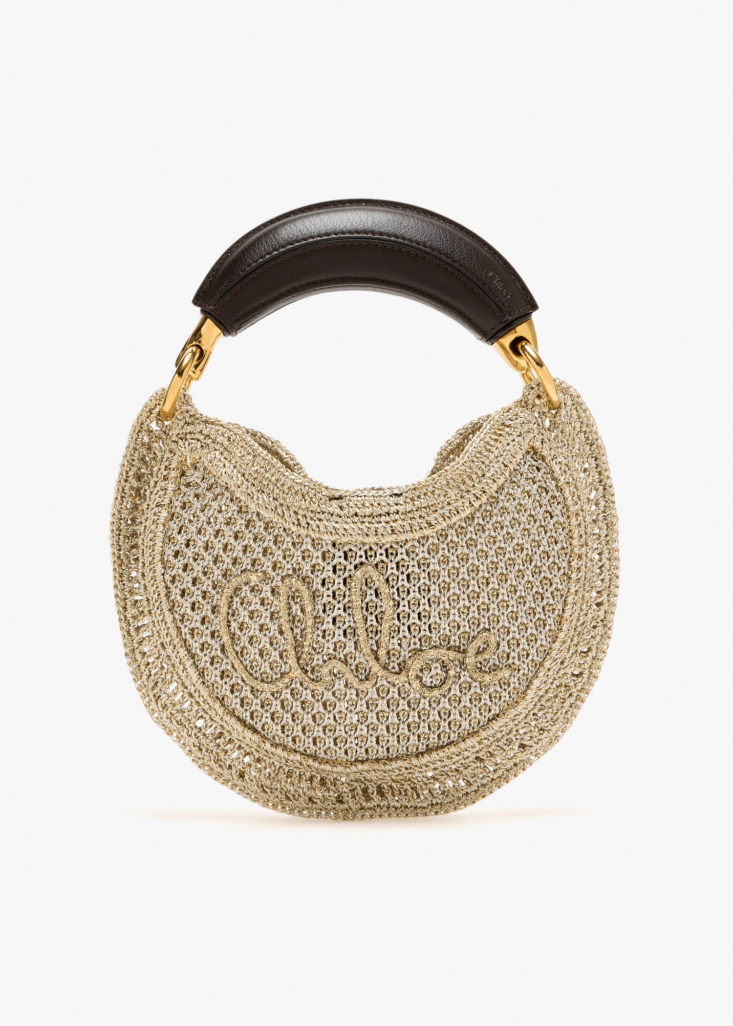 

Mini Summer Banana hobo bag, Silver