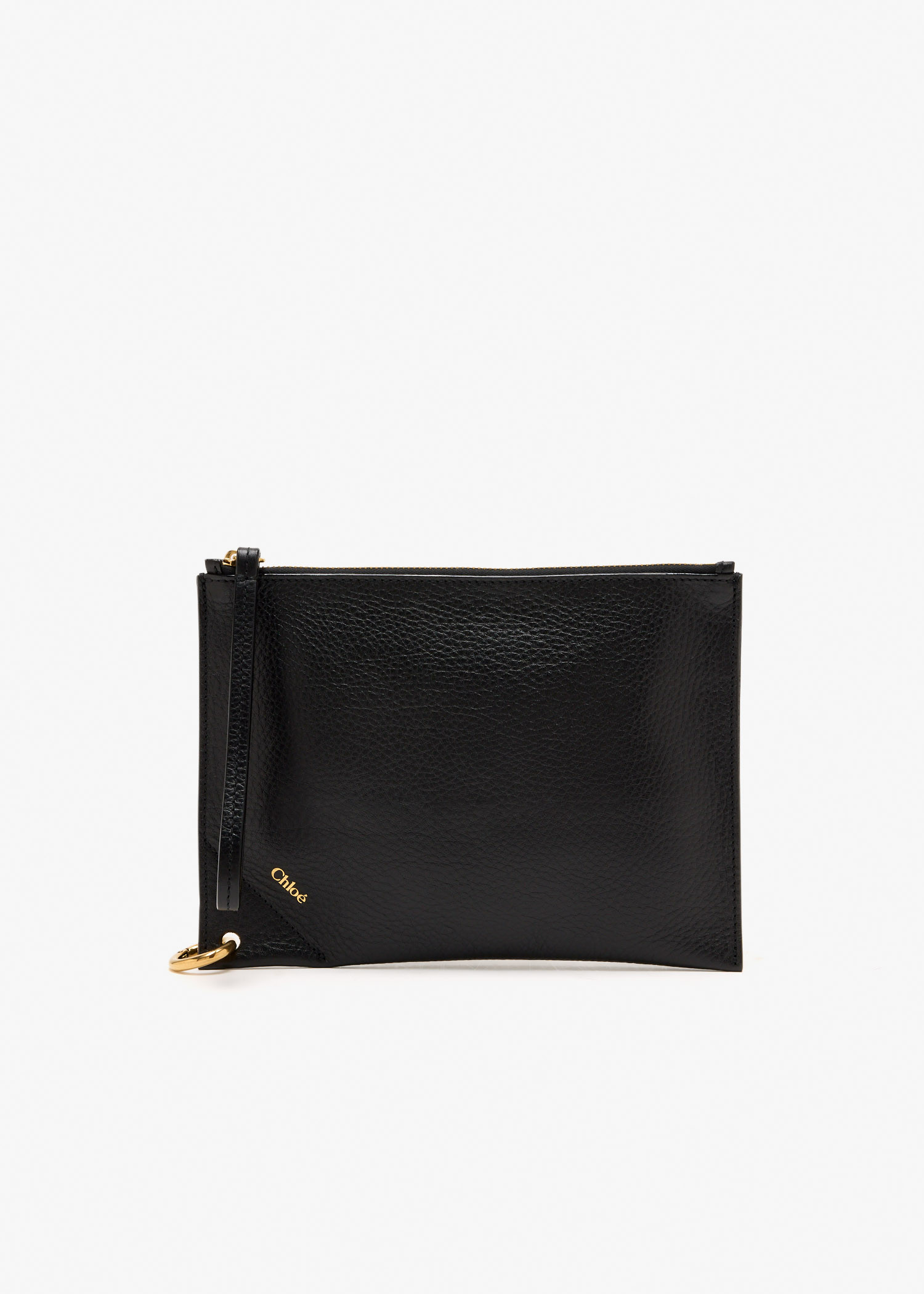 

Spin zipped pouch, Black
