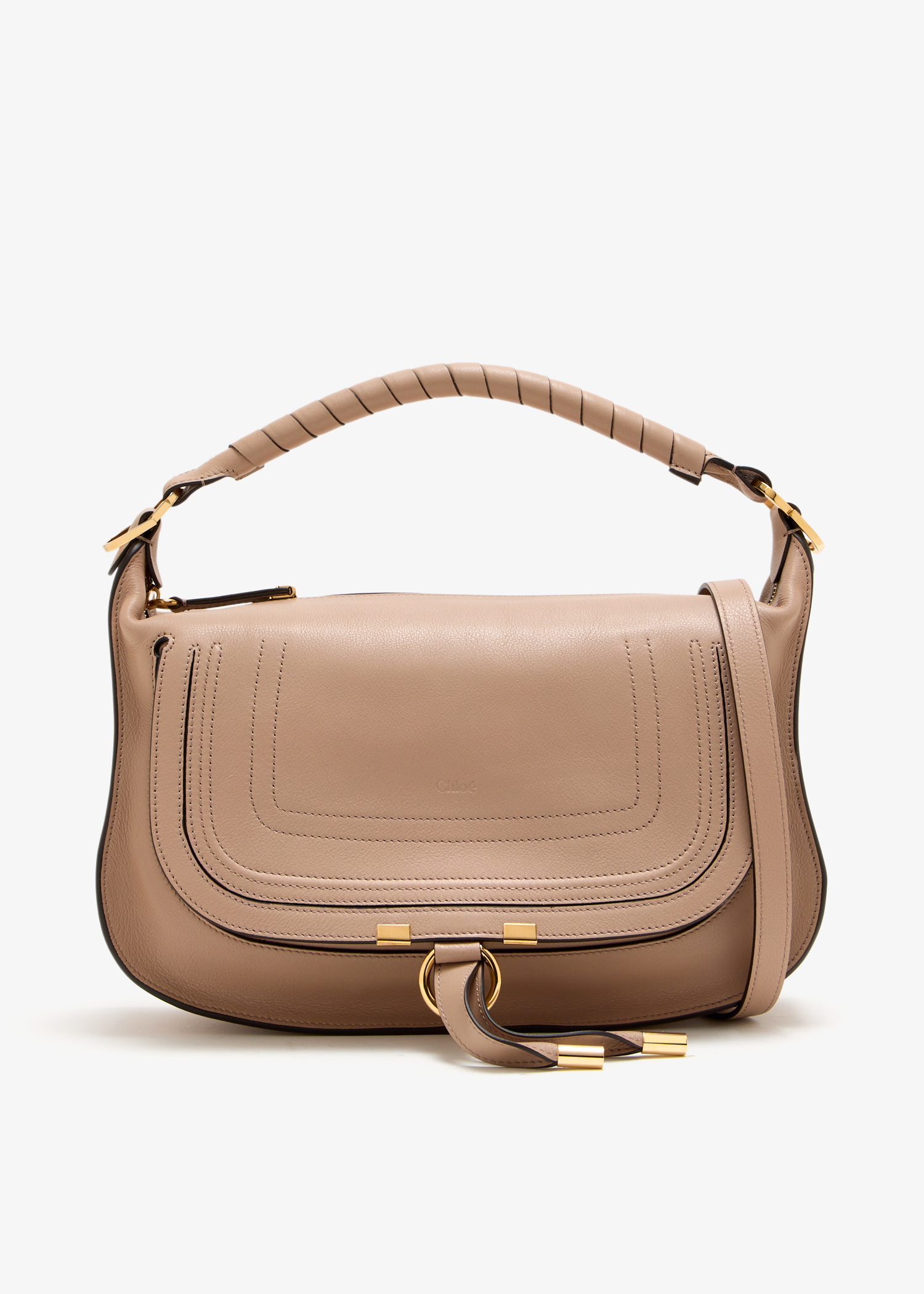 

Small Marcie shoulder bag, Beige