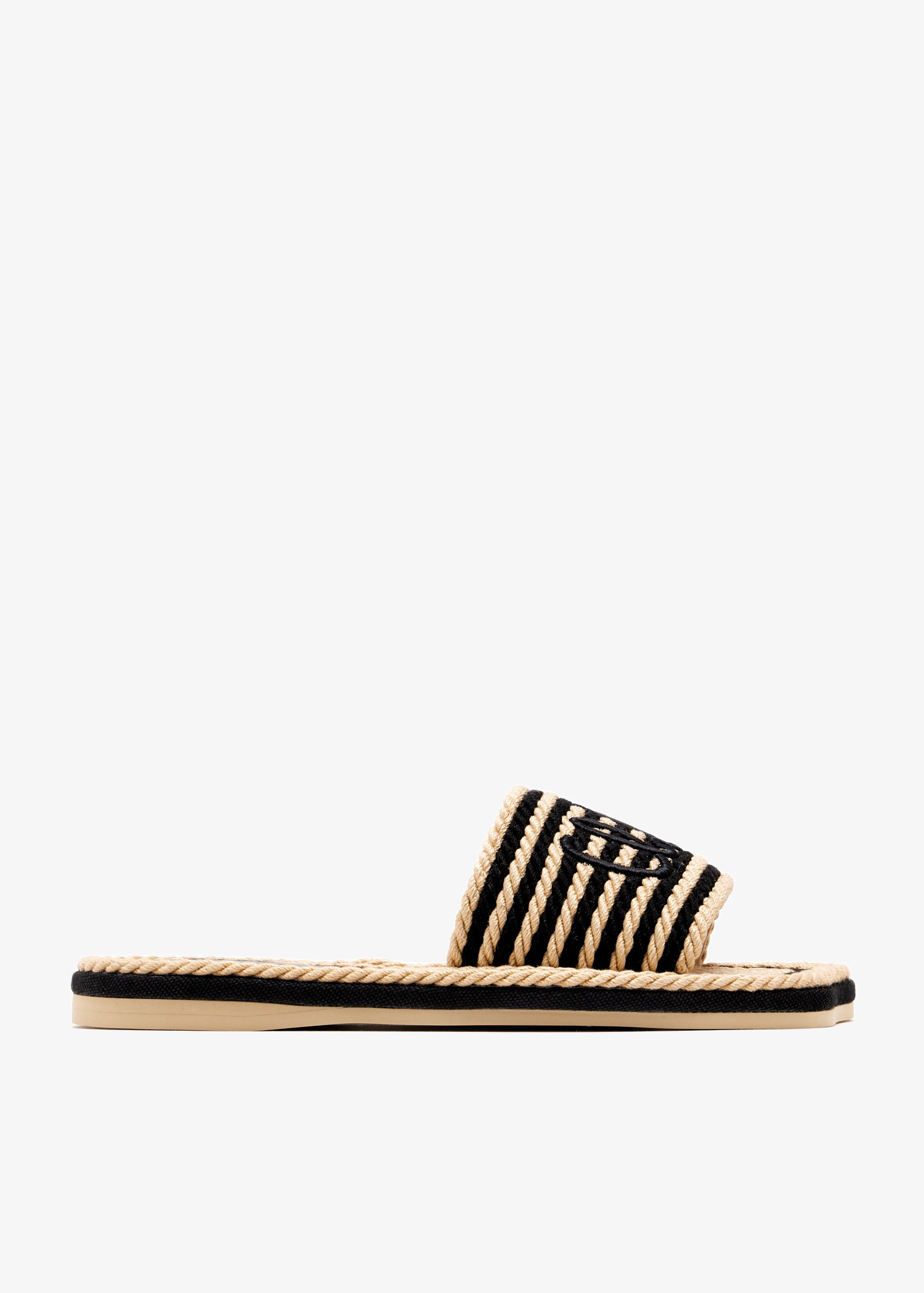 

Sand slide sandals, Beige