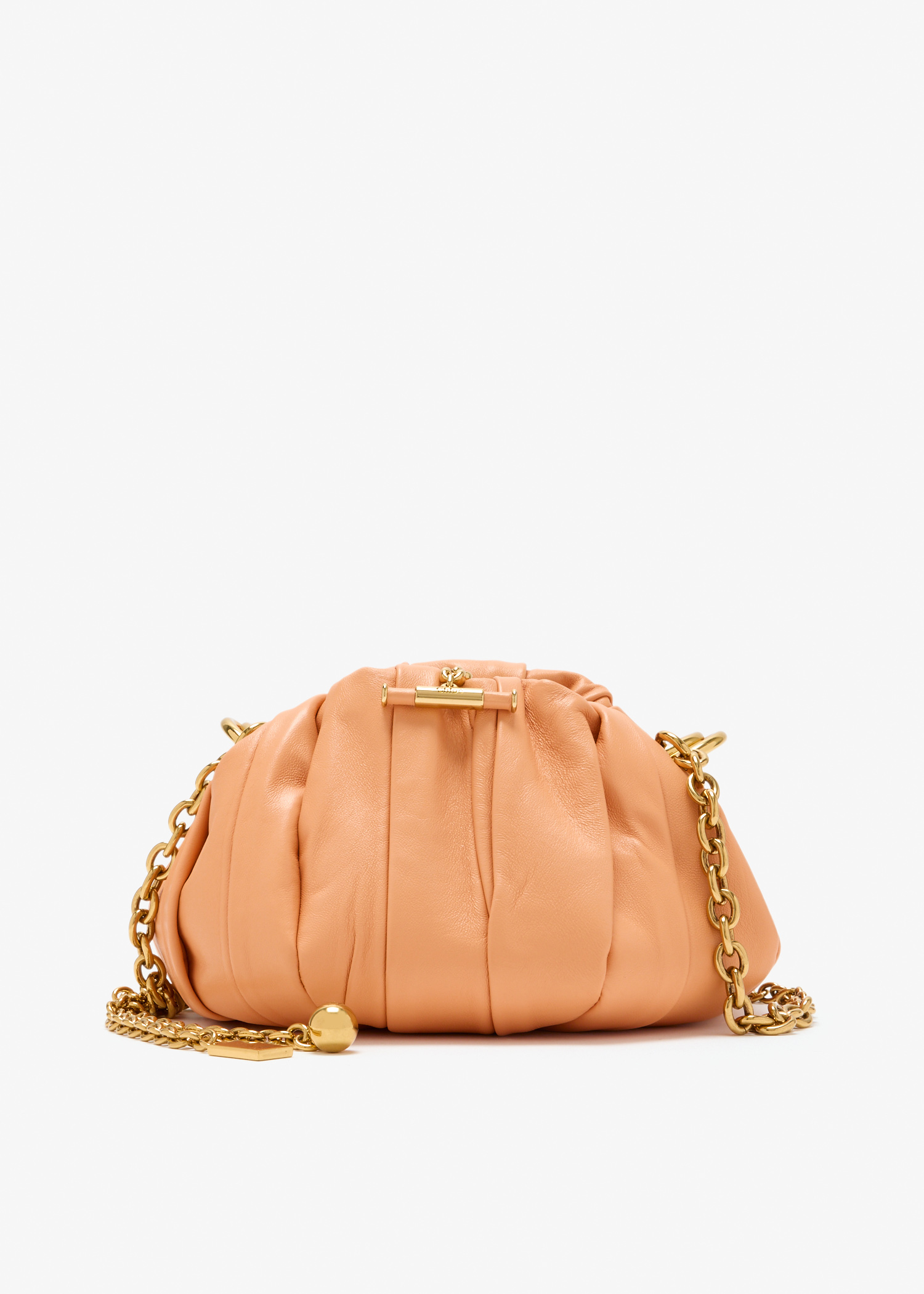 

Plissè shoulder bag, Orange