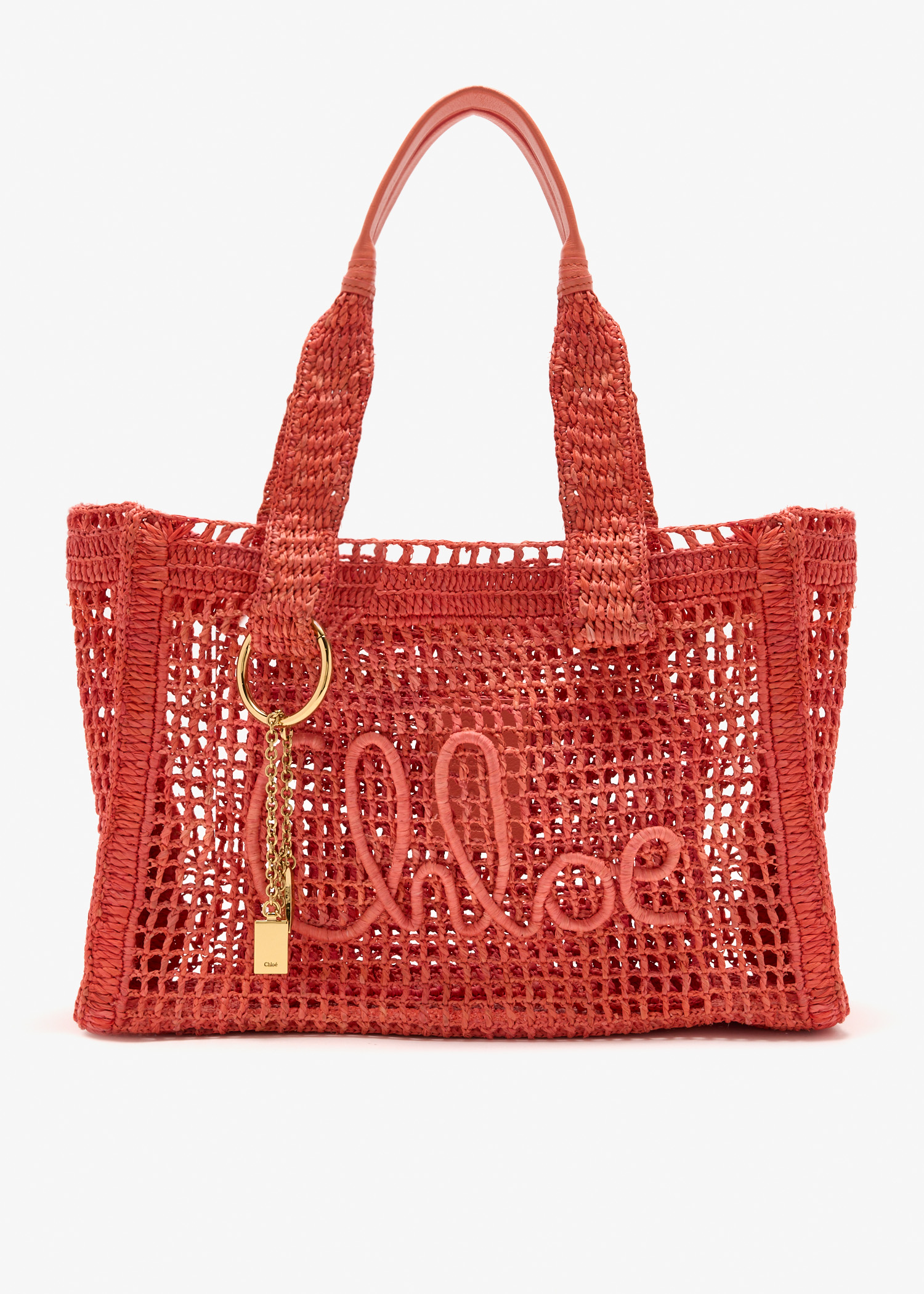 

Summer Banana East-West tote bag, Red