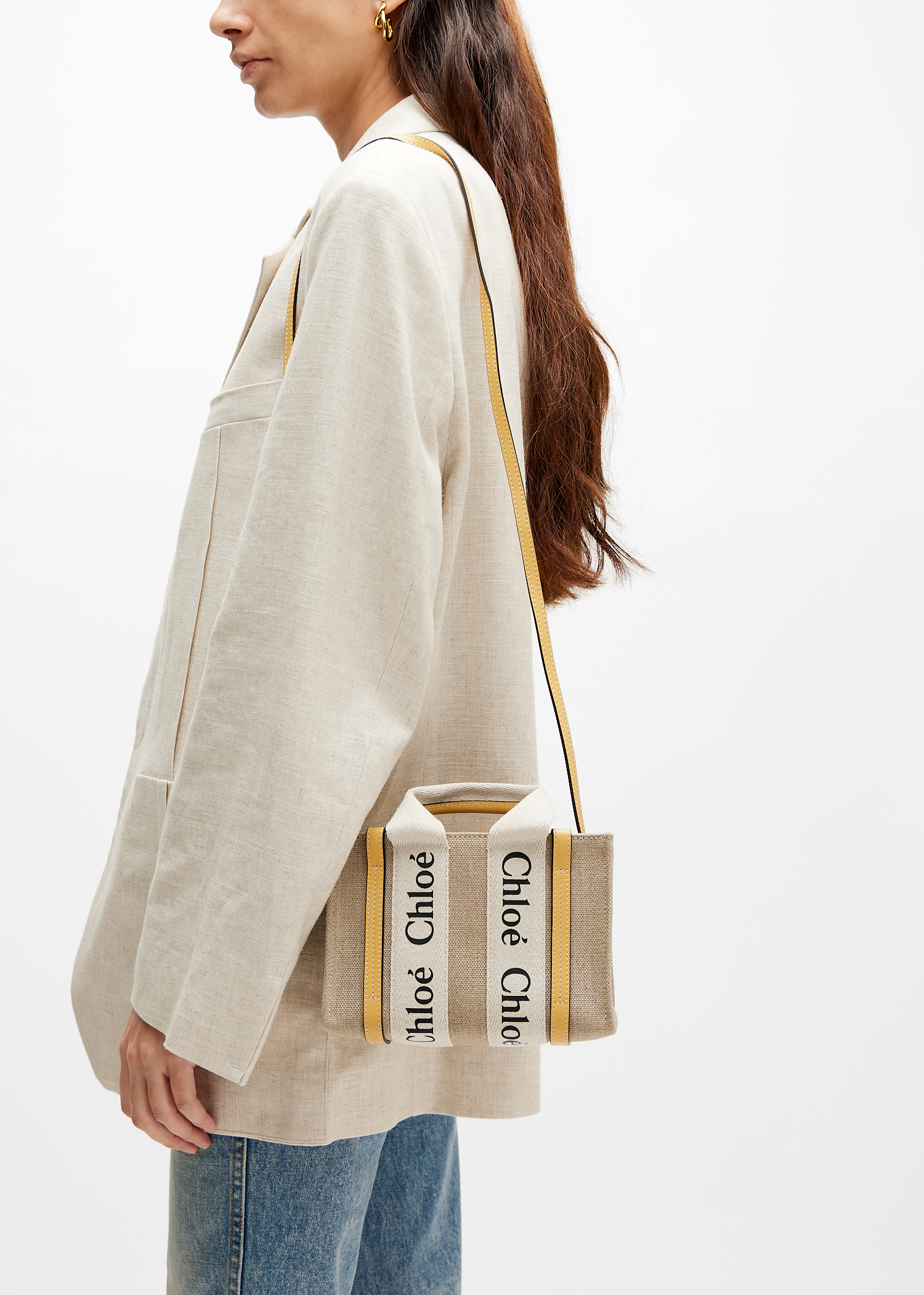 即日発送】ANDMARY 出来上がる Chloe check set up Beige 