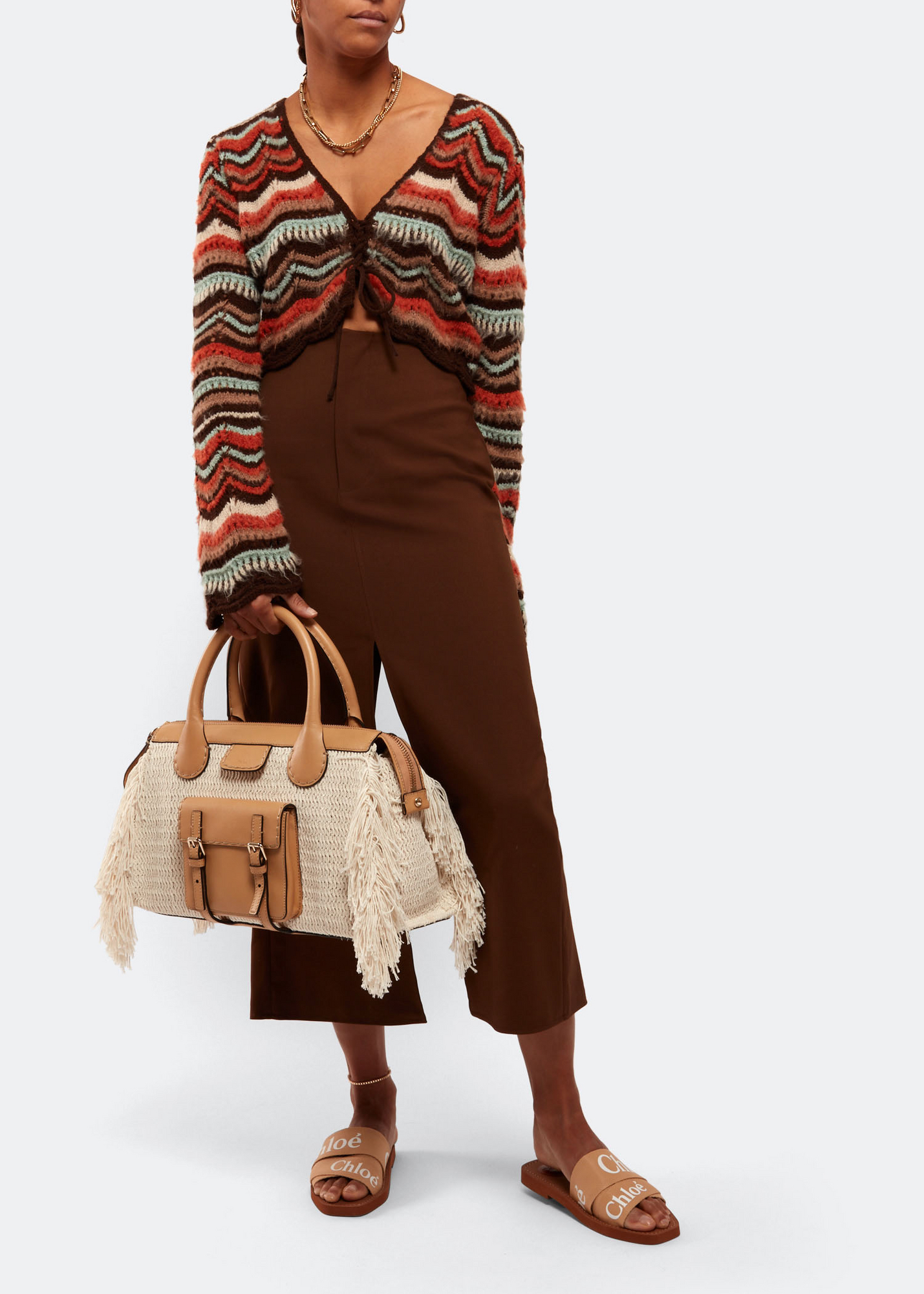 

Edith medium day bag, Beige