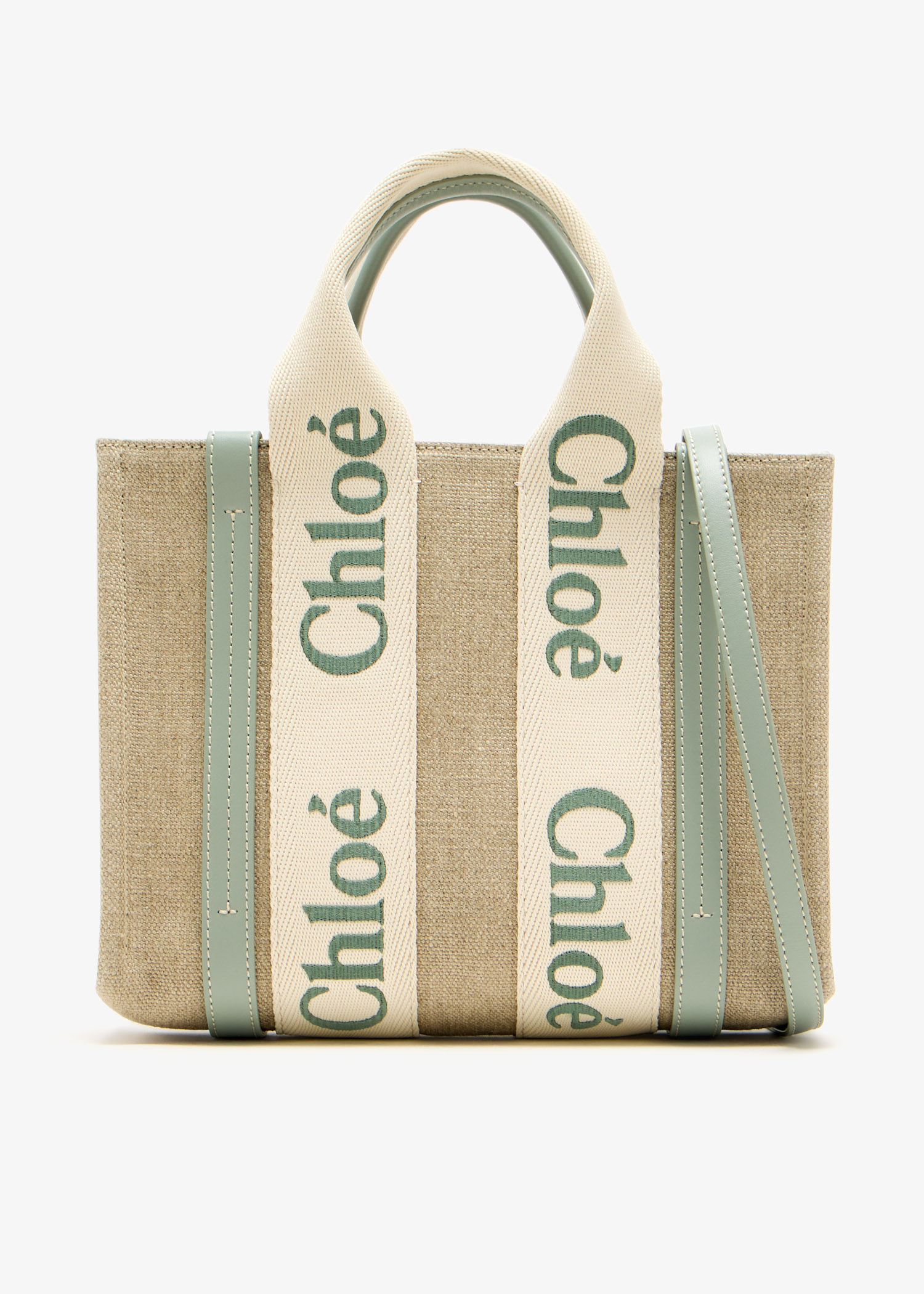 

Woody small tote bag, Beige