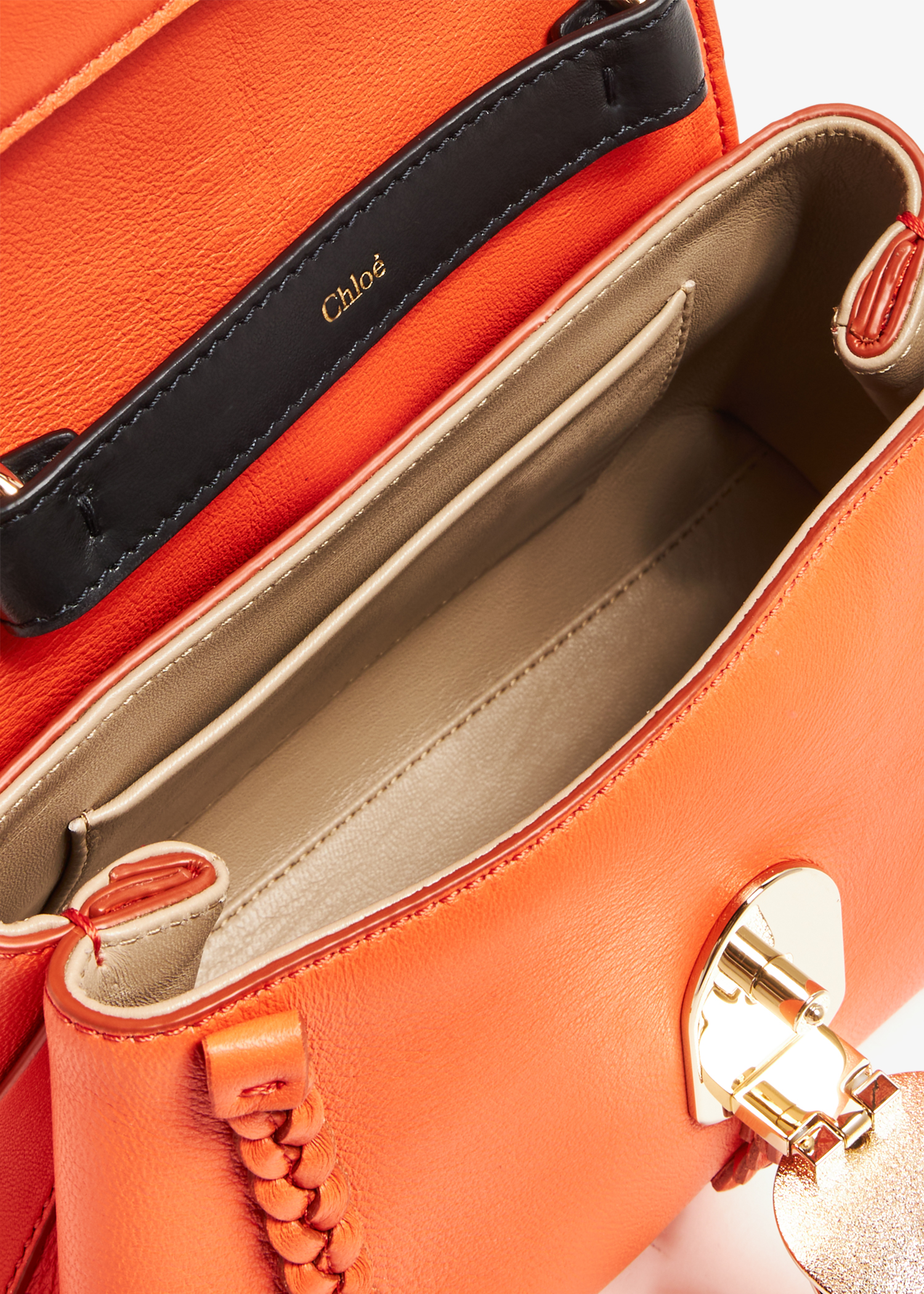 Chloé Penelope mini soft shoulder bag for Women - Orange in