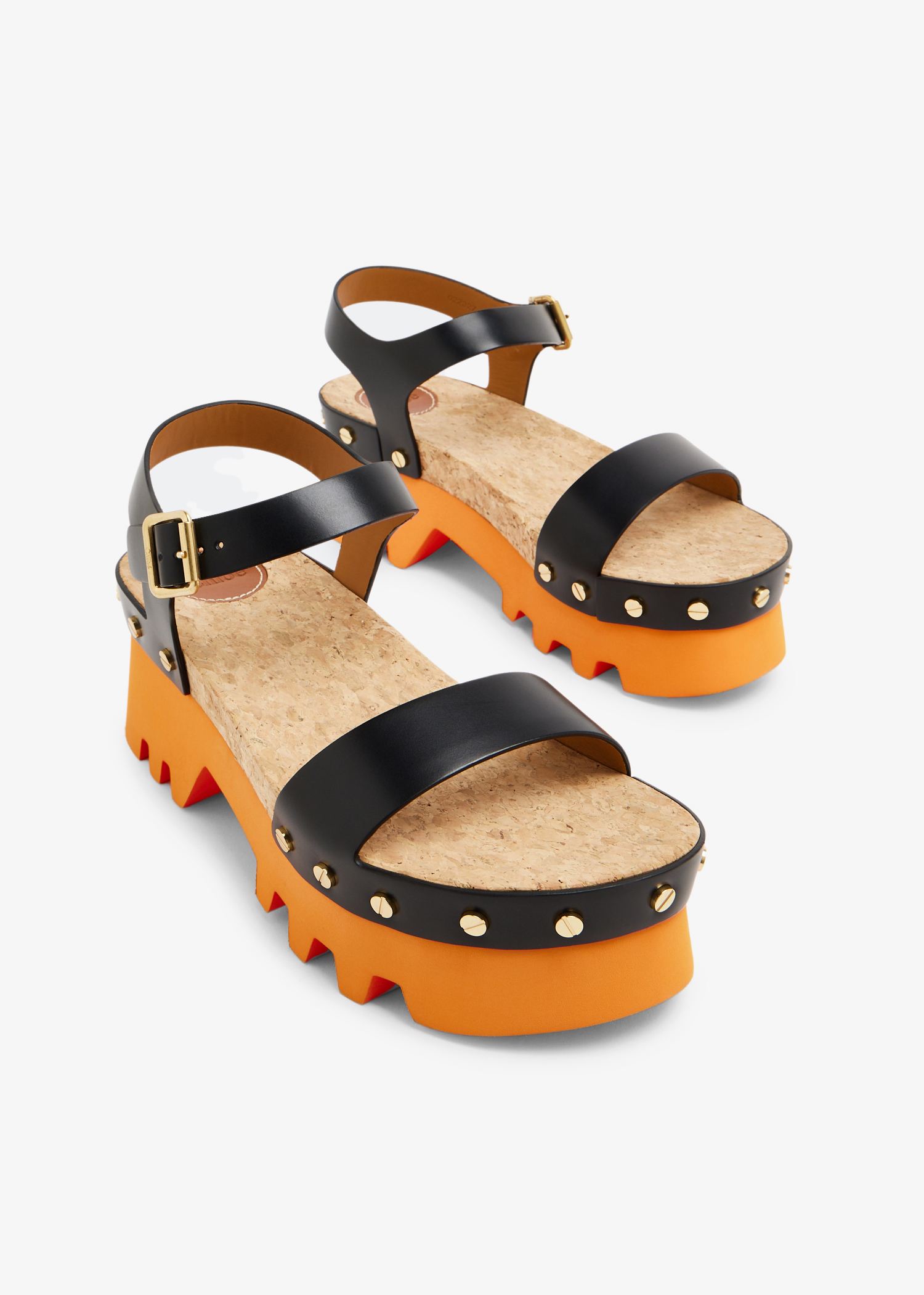 Chloé Owena platform sandals for Women - Black in UAE | Level Shoes