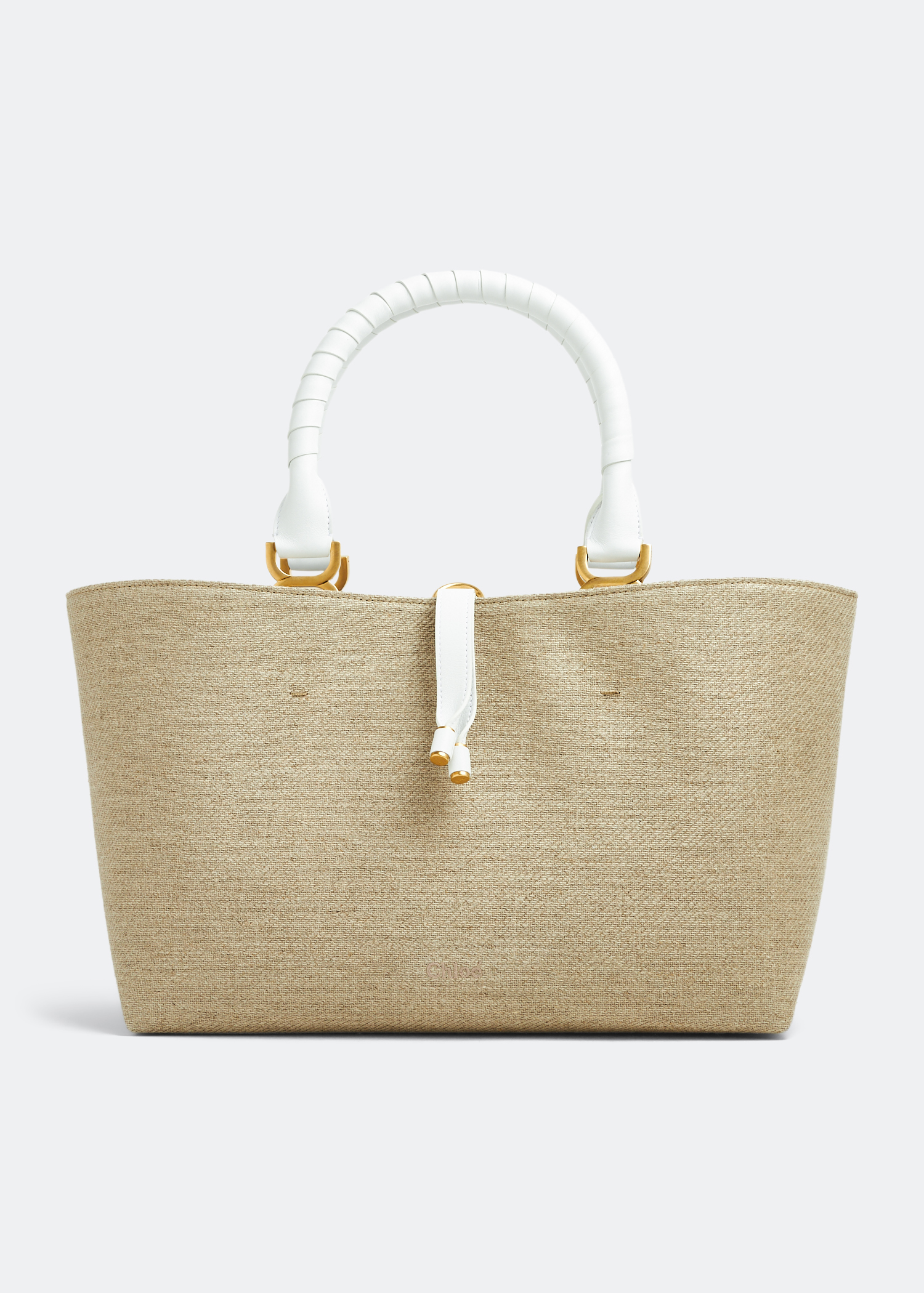 

Marcie small tote bag, Beige