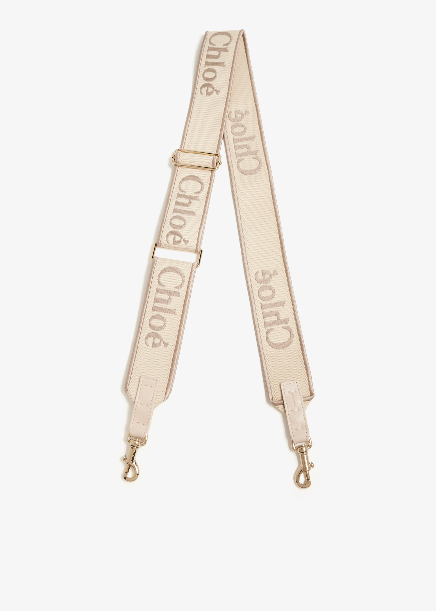 

Logo adjustable strap, Beige