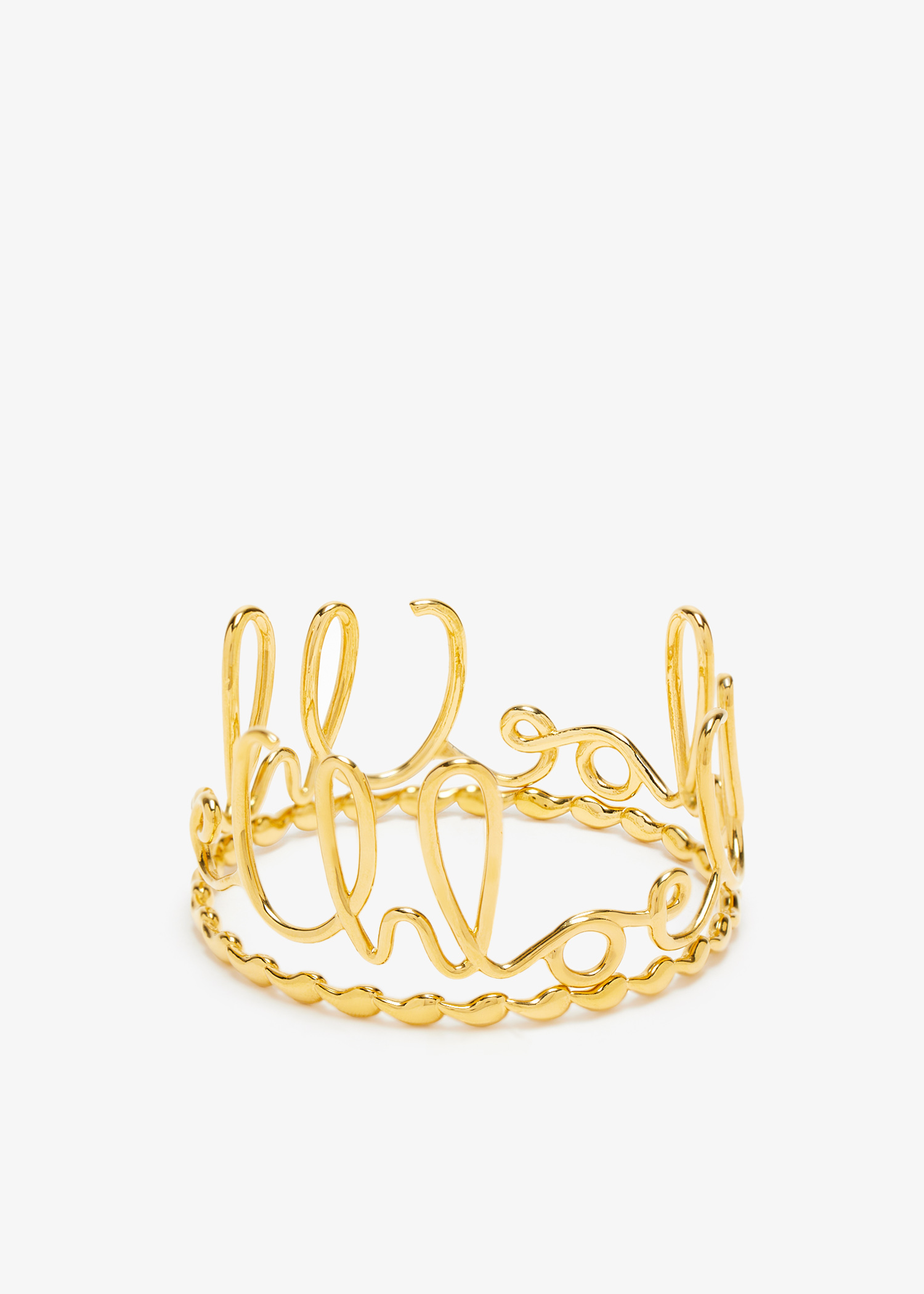 

The Chloé Iconic bracelet set, Gold