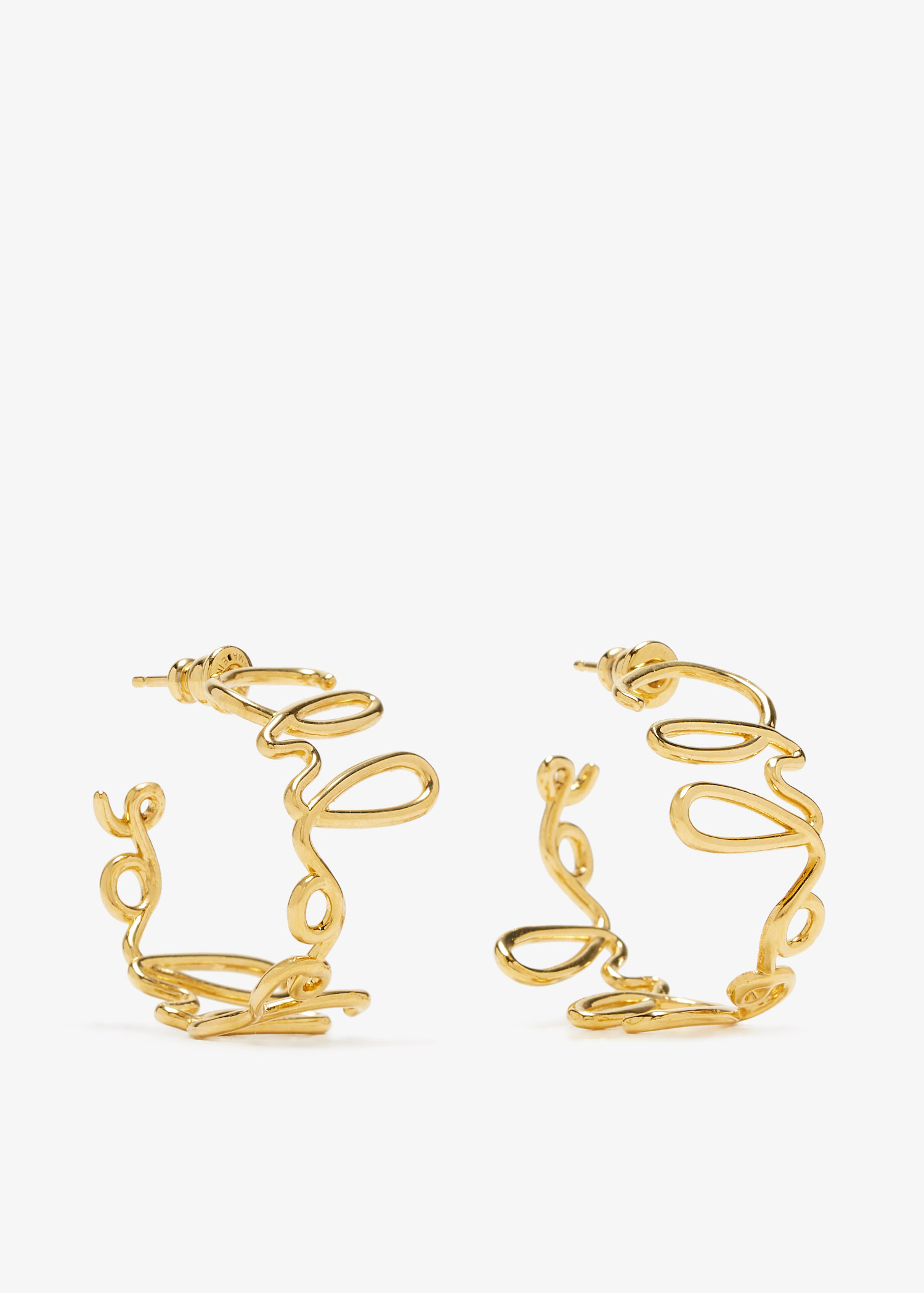 

The Chloé Iconic hoop earrings, Gold