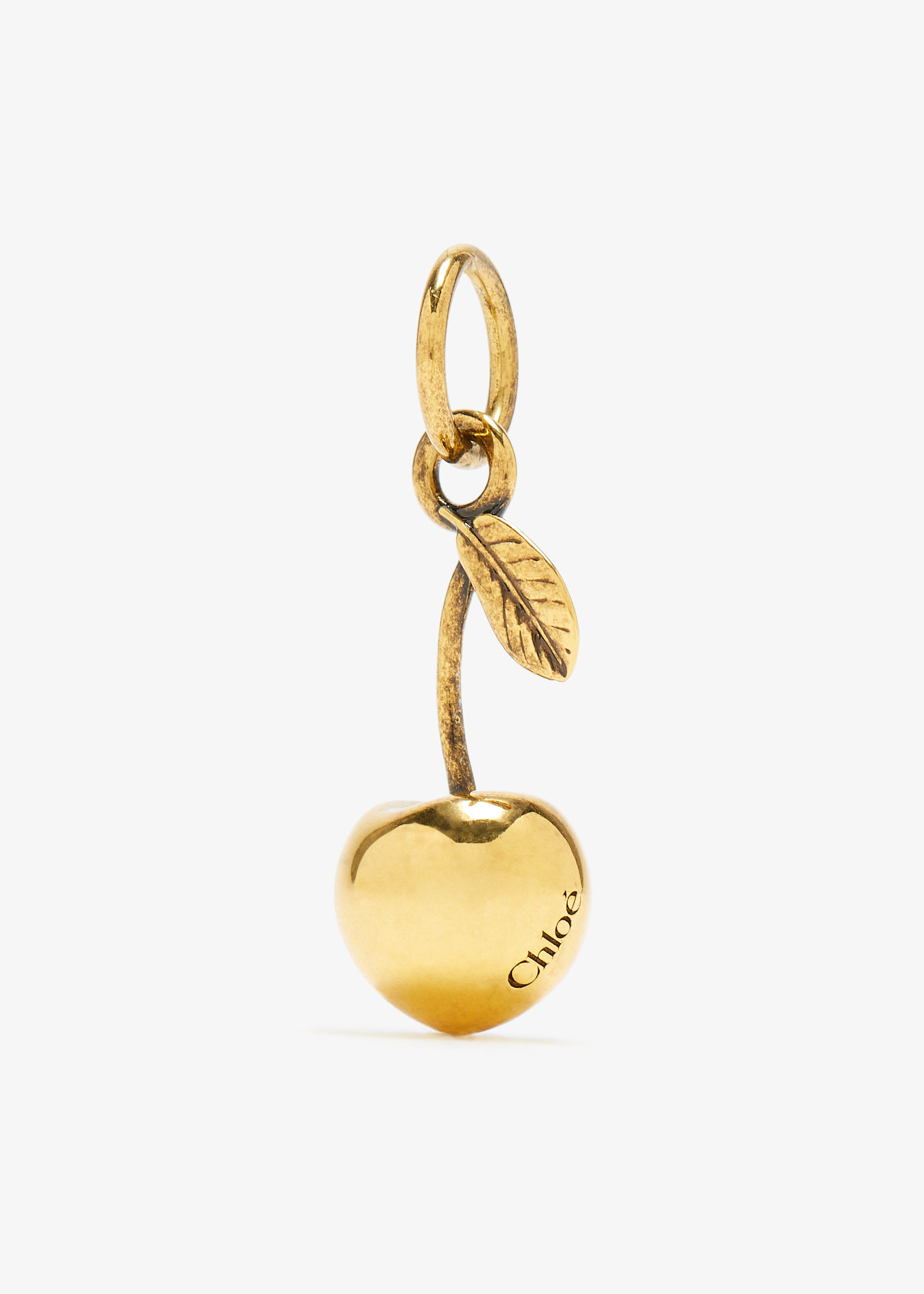 

Alphabet Cherry charm, Gold