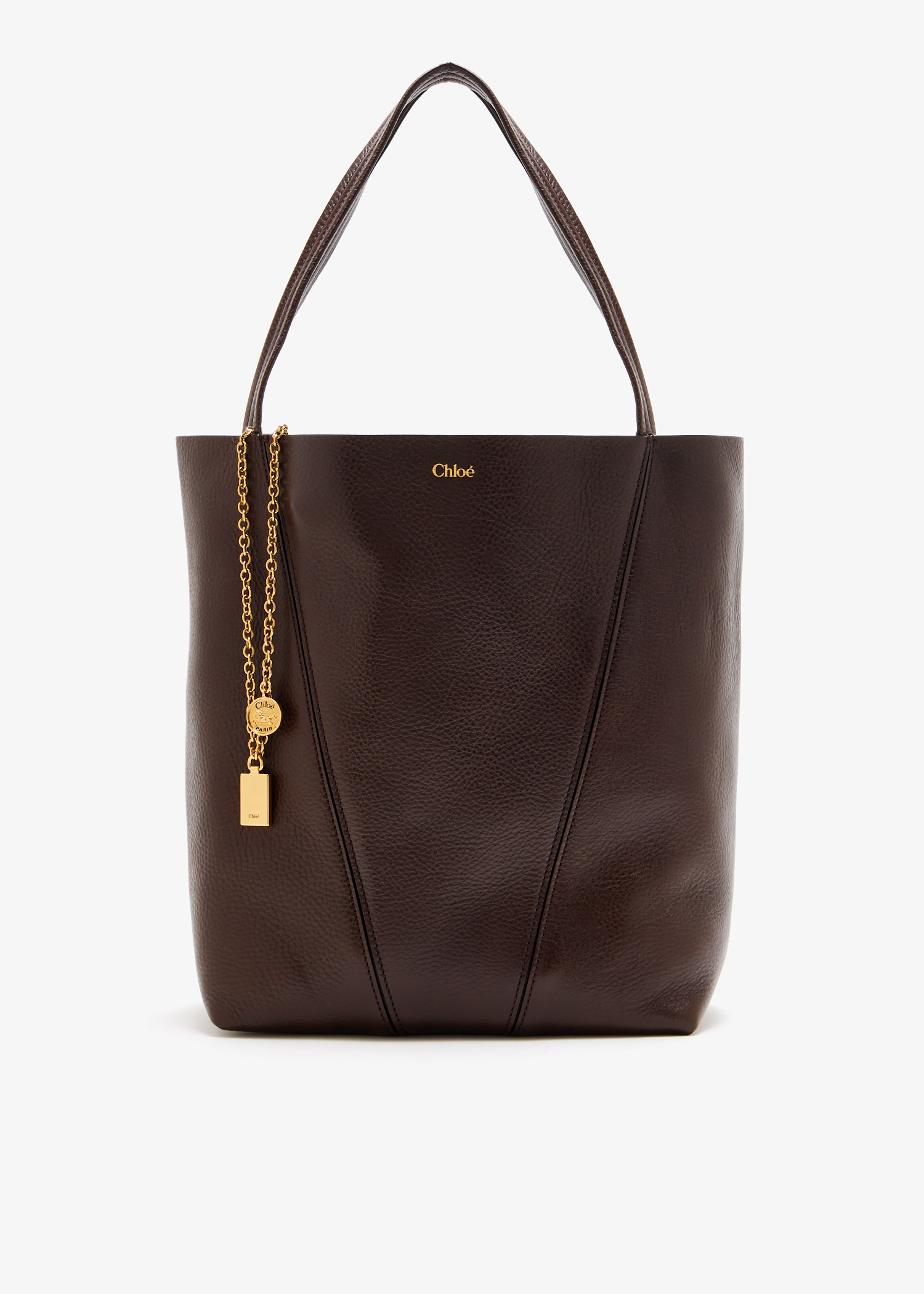 

Spin tote bag, Brown