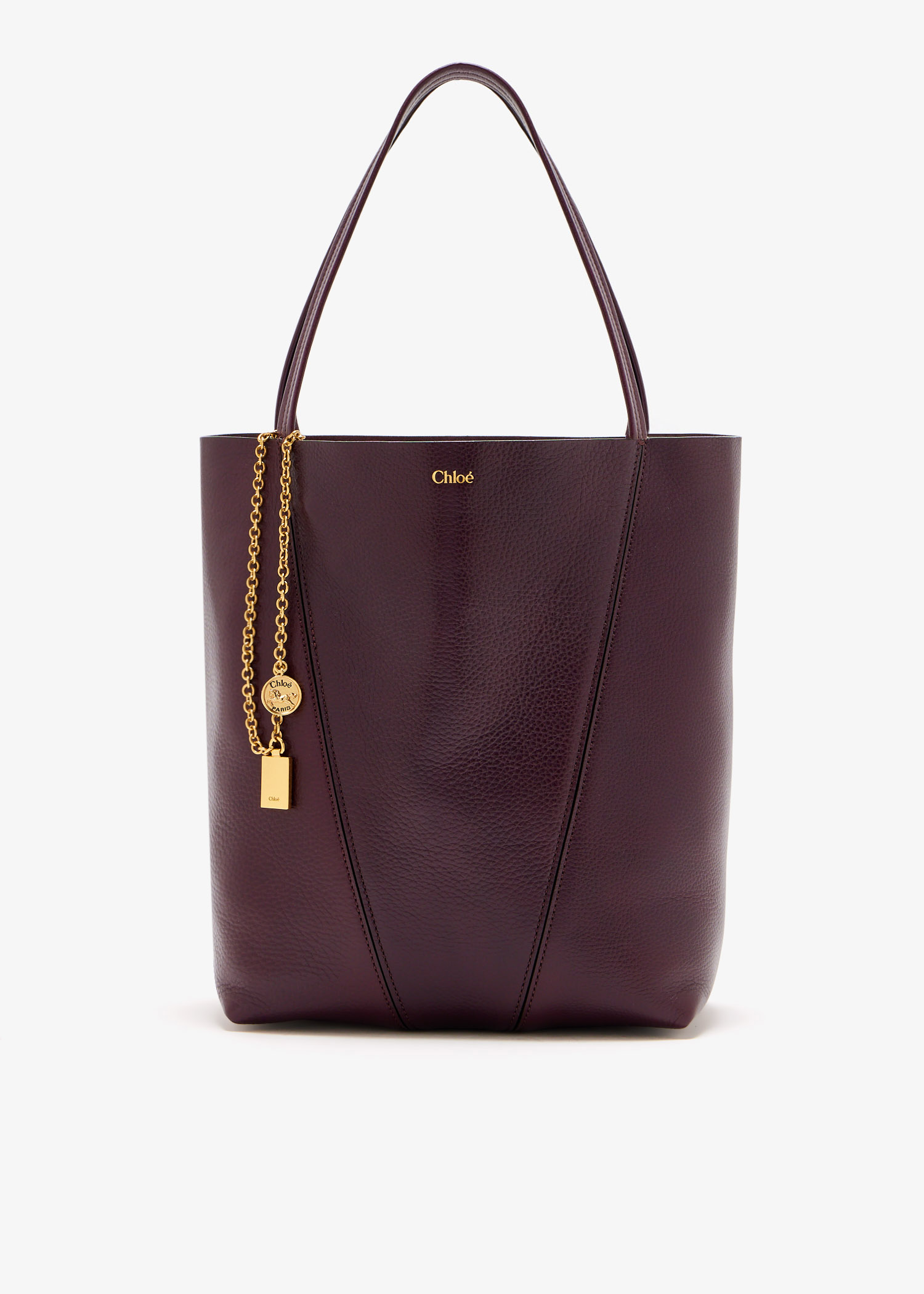 

Spin tote bag, Burgundy