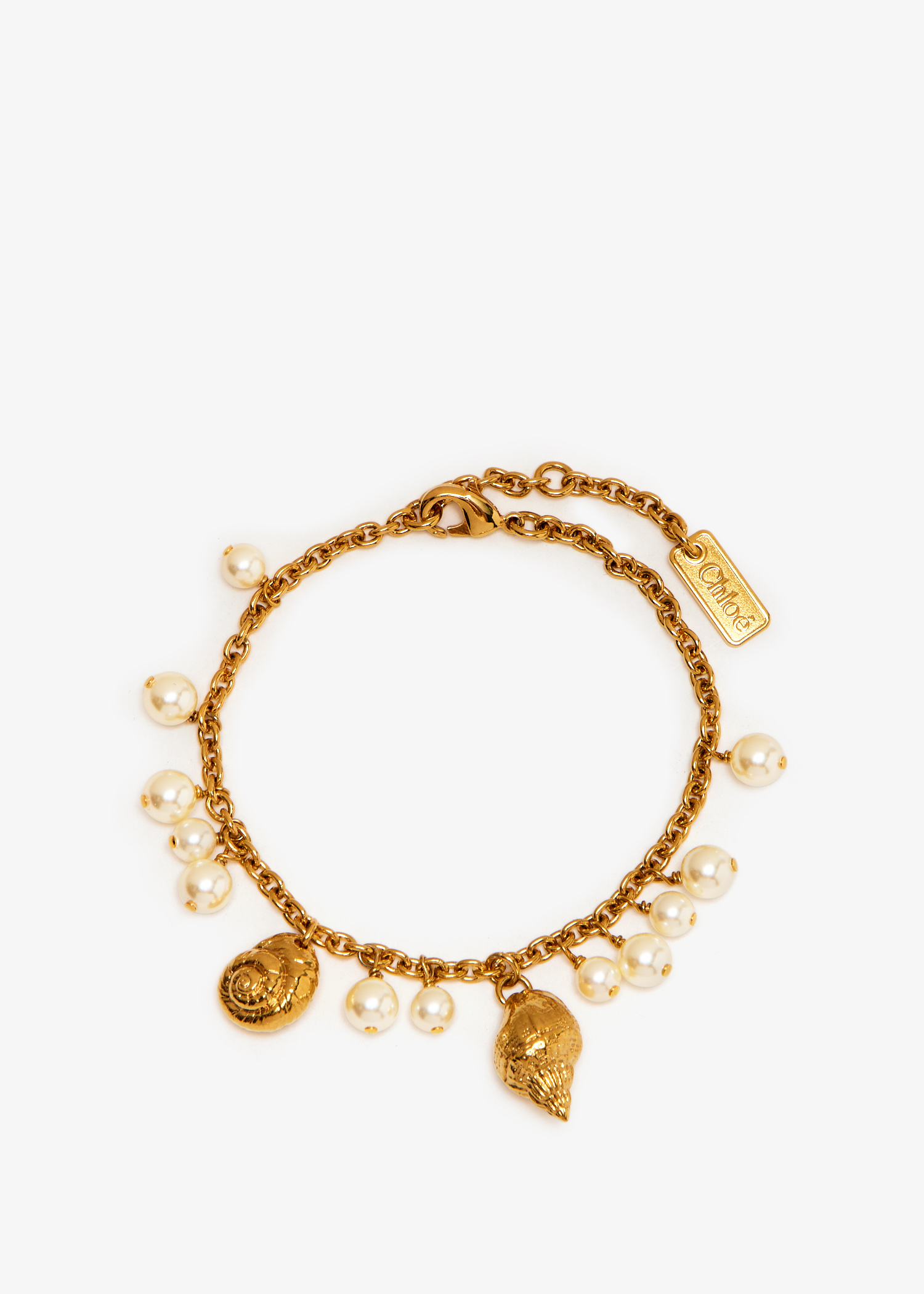 

The Chloé Shells bracelet, Gold