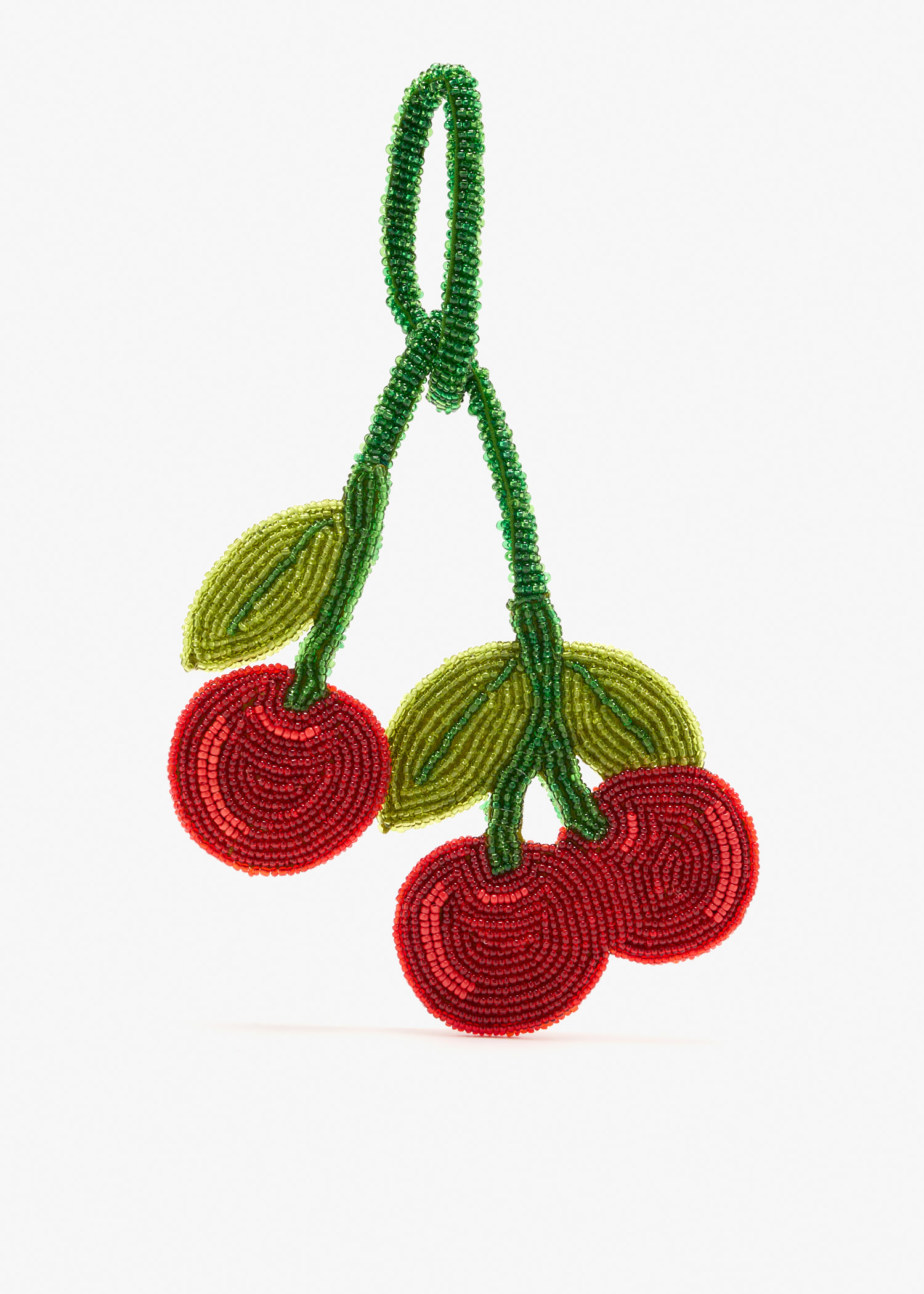

Cherry bag charm, Red