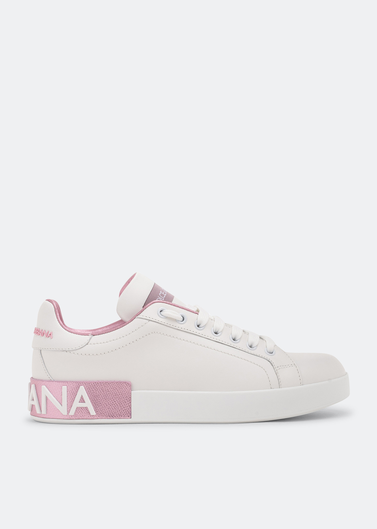 

Portofino calfskin sneakers, White