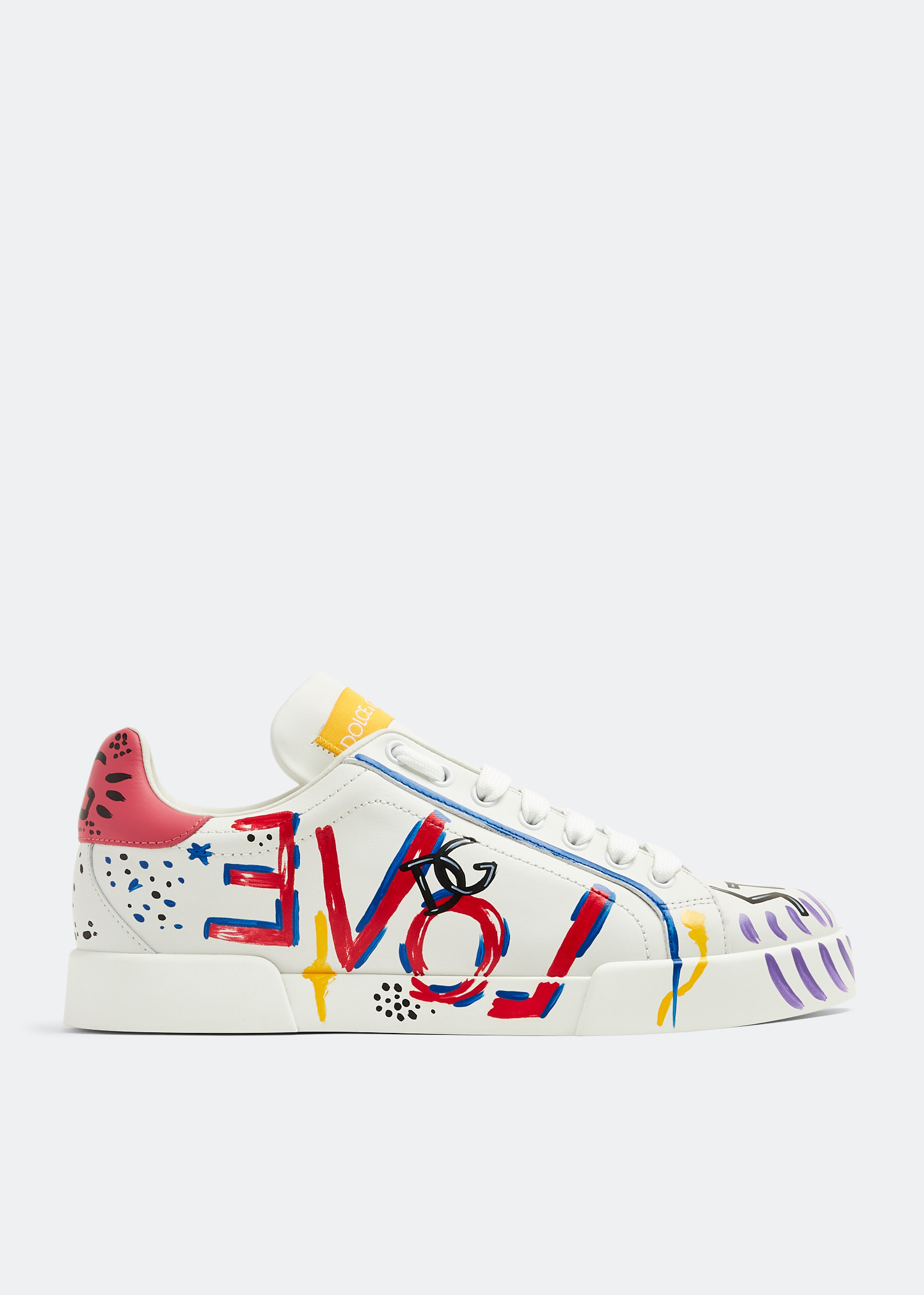 

Portofino calfskin sneakers, Multicolored