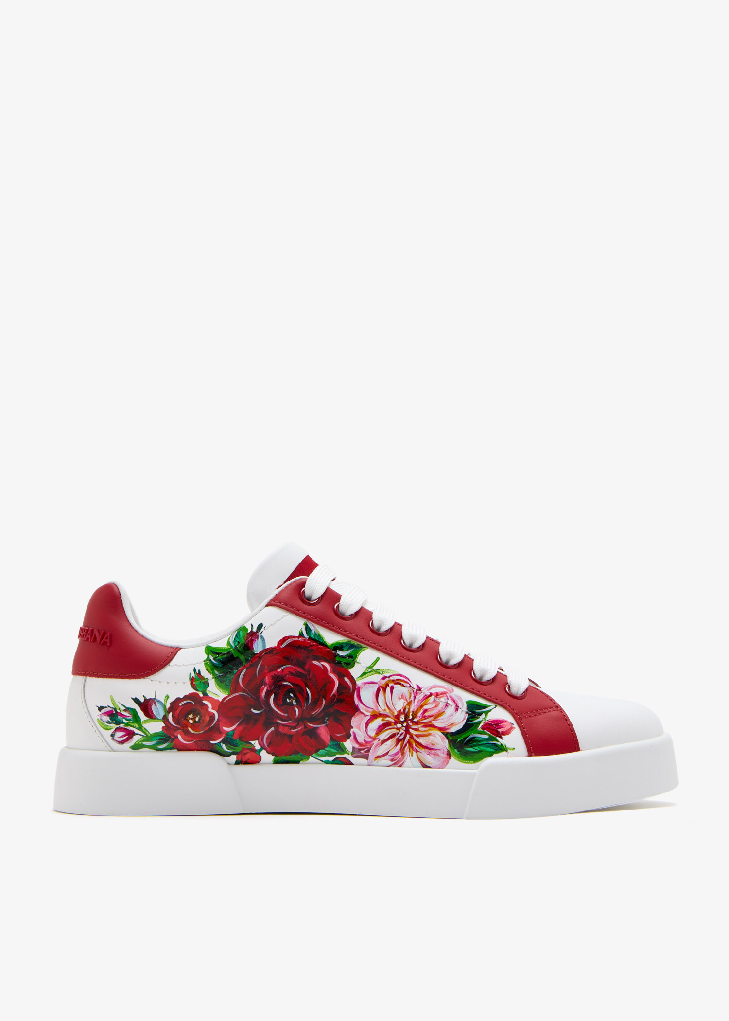 

Calfskin Portofino sneakers, Printed