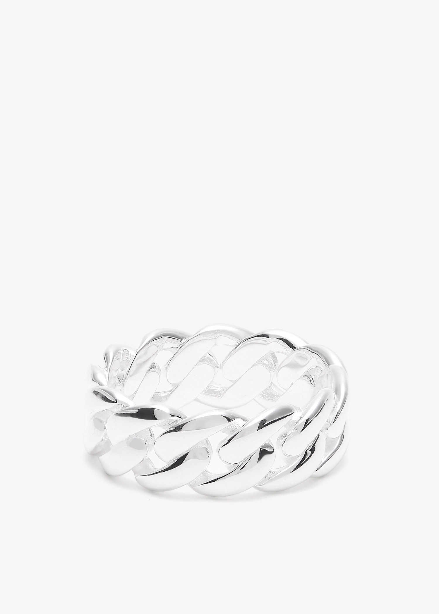 

Cuban link ring, Silver