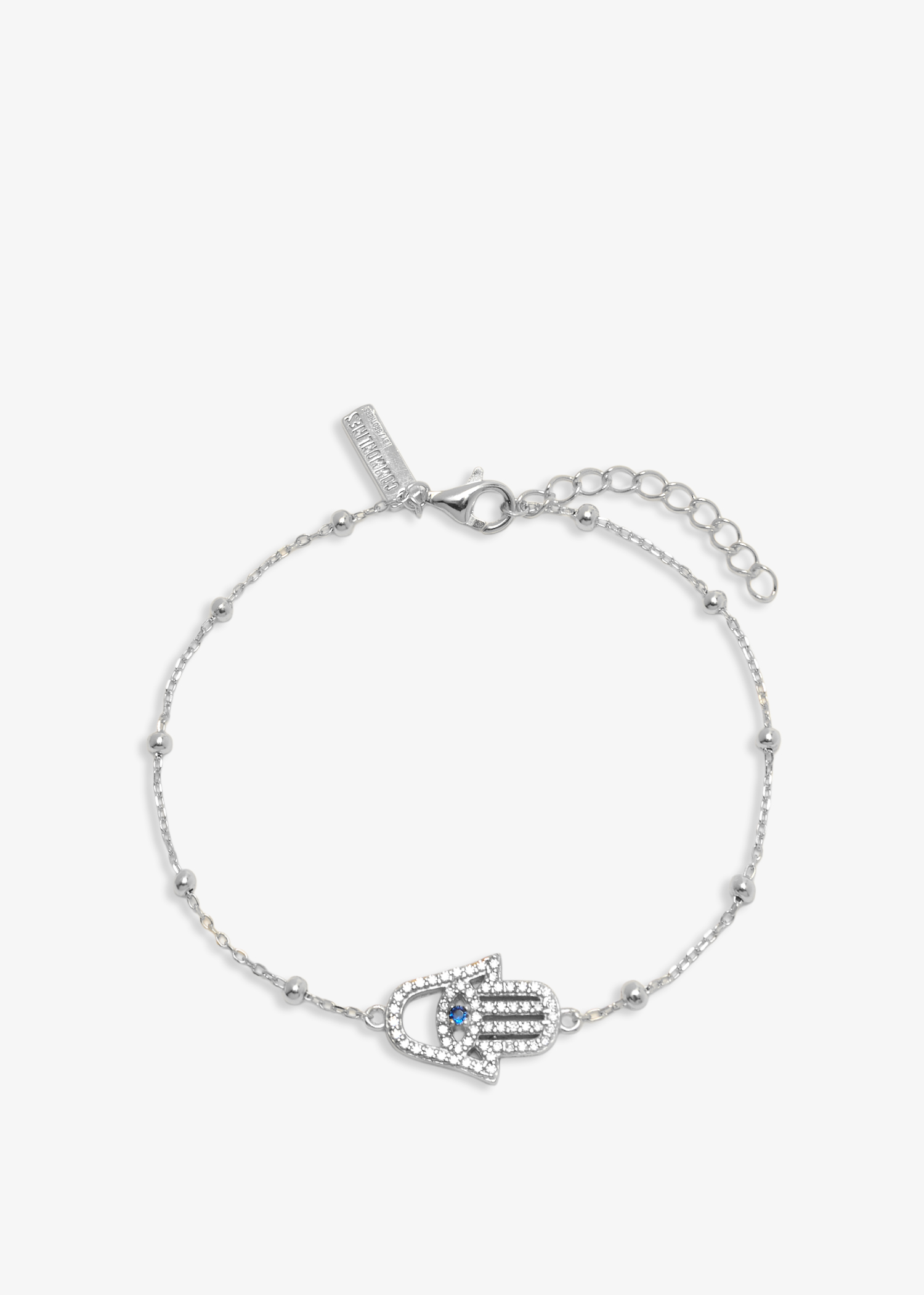 

Hamsa Ball bracelet, Silver