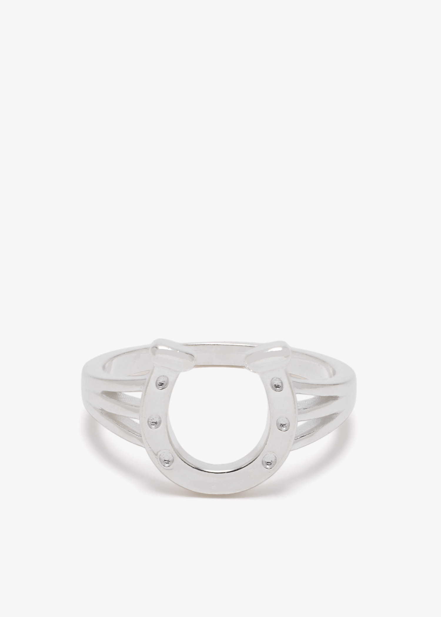 

Horseshoe ring, Silver