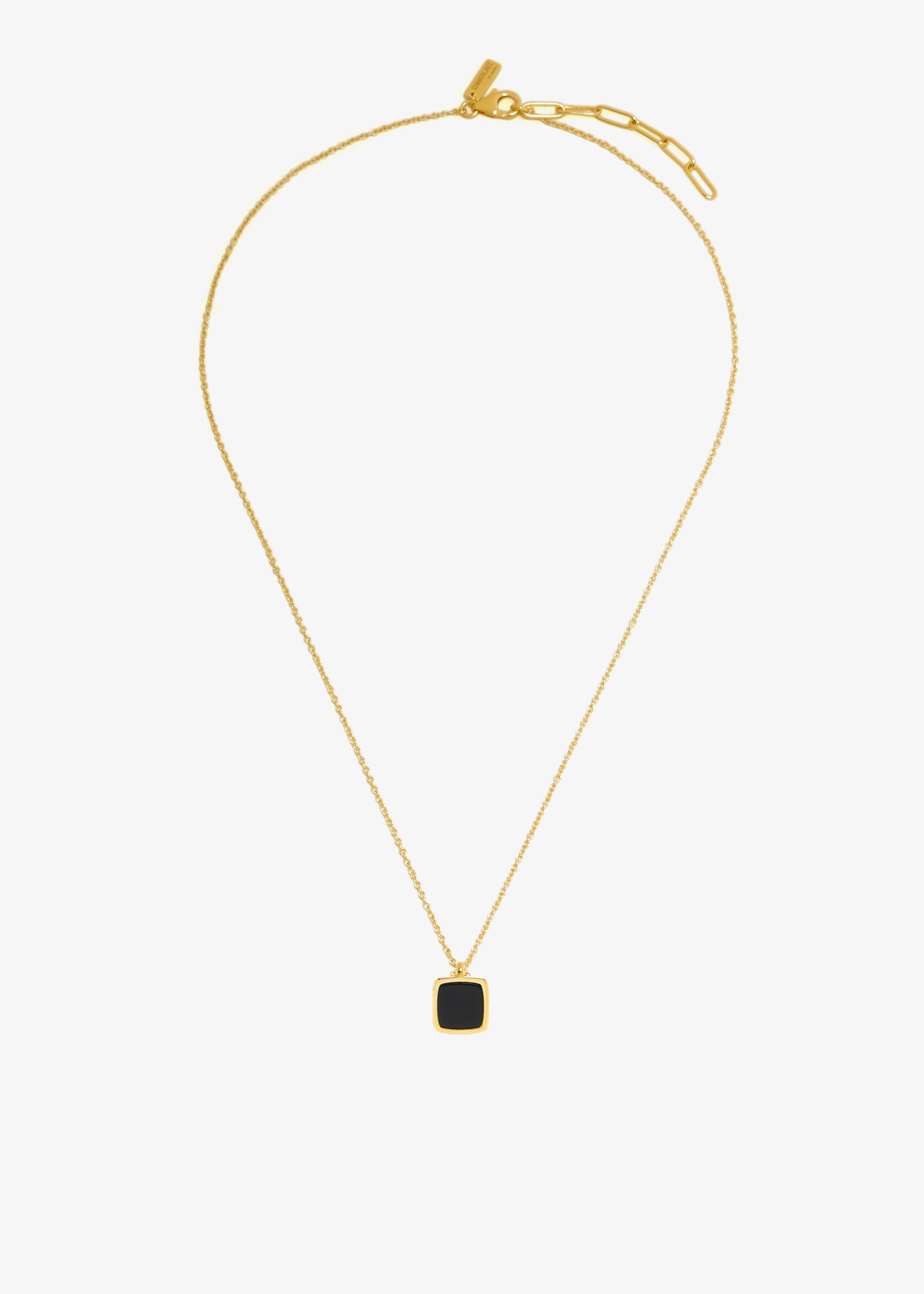 

Onyx pendant necklace, Gold