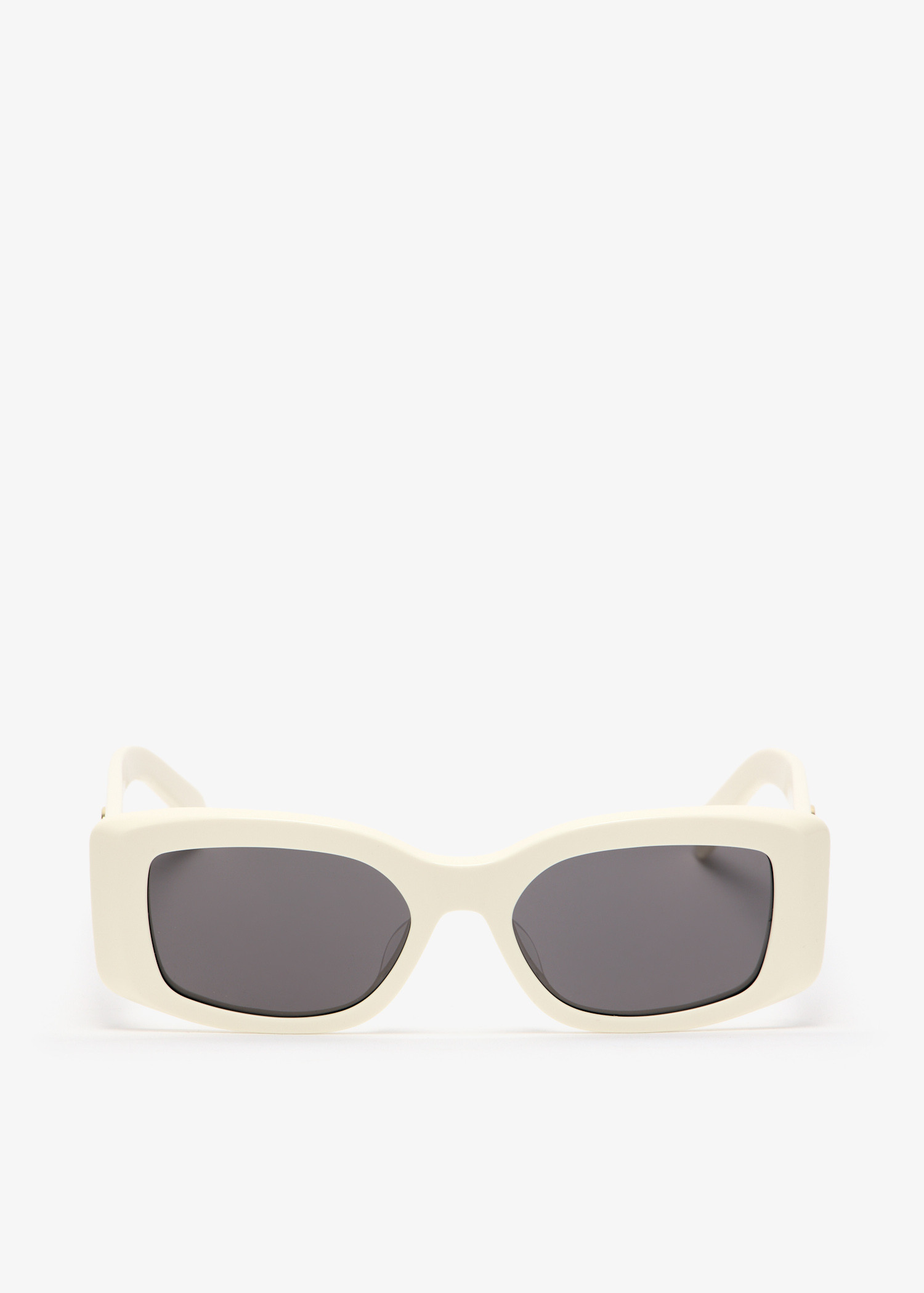 

Maxi Triomphe rectangular sunglasses, White