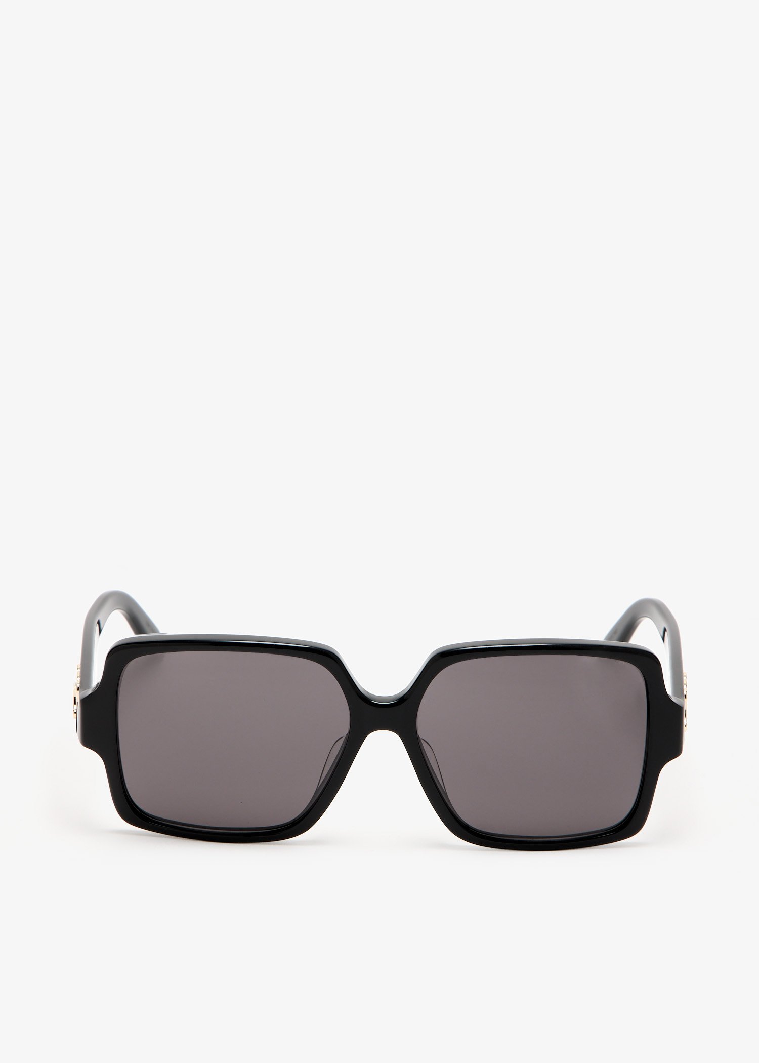 

Triomphe square sunglasses, Black