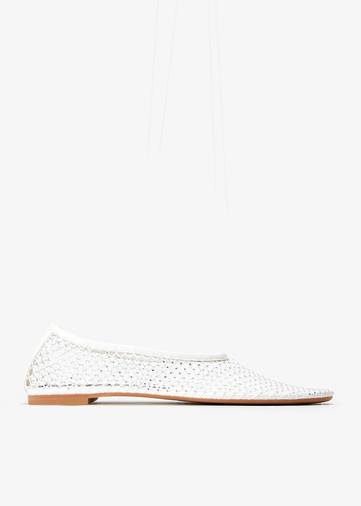 

Clarissa ballet flats, White