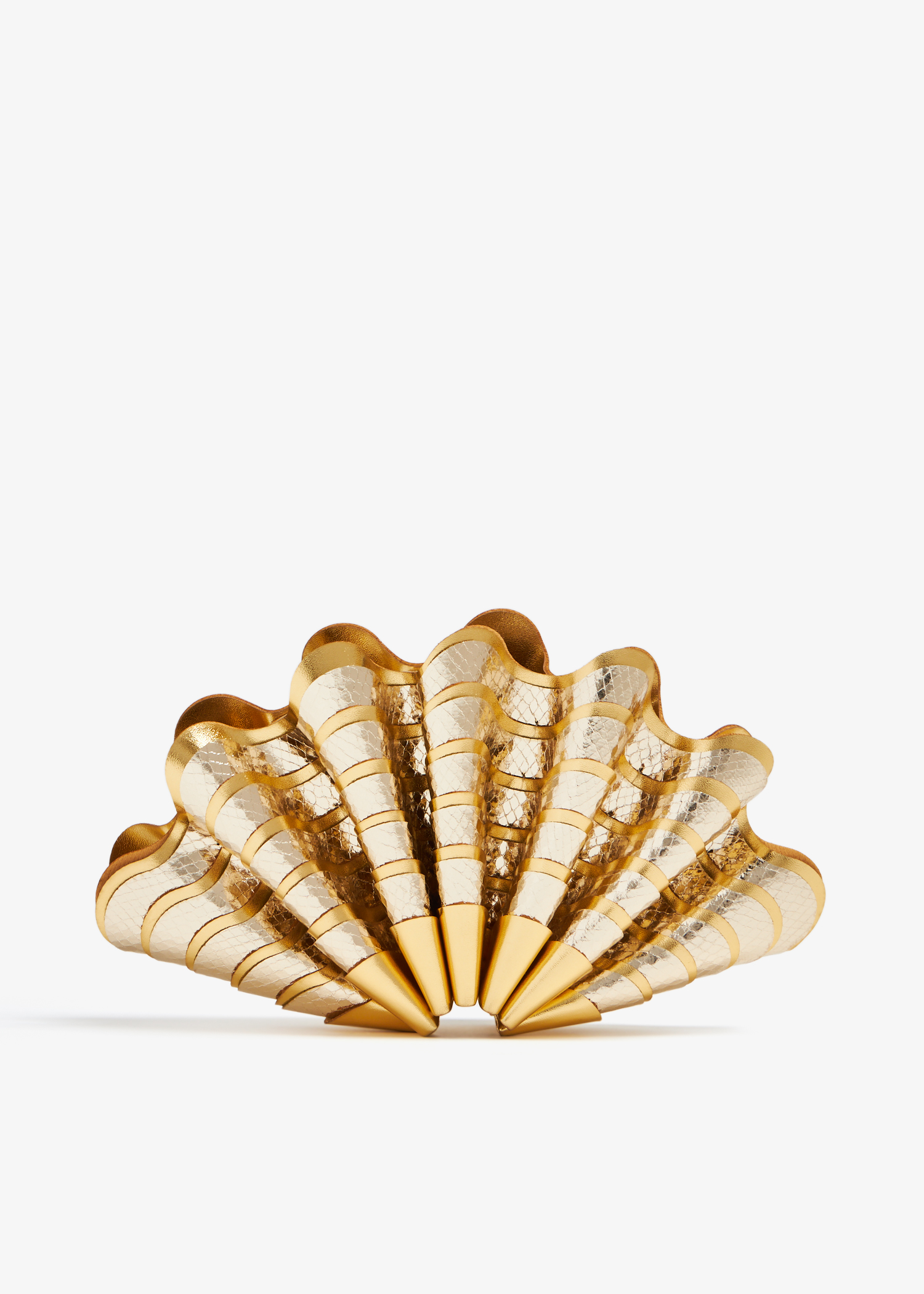 

Sable Mouvant clutch, Gold