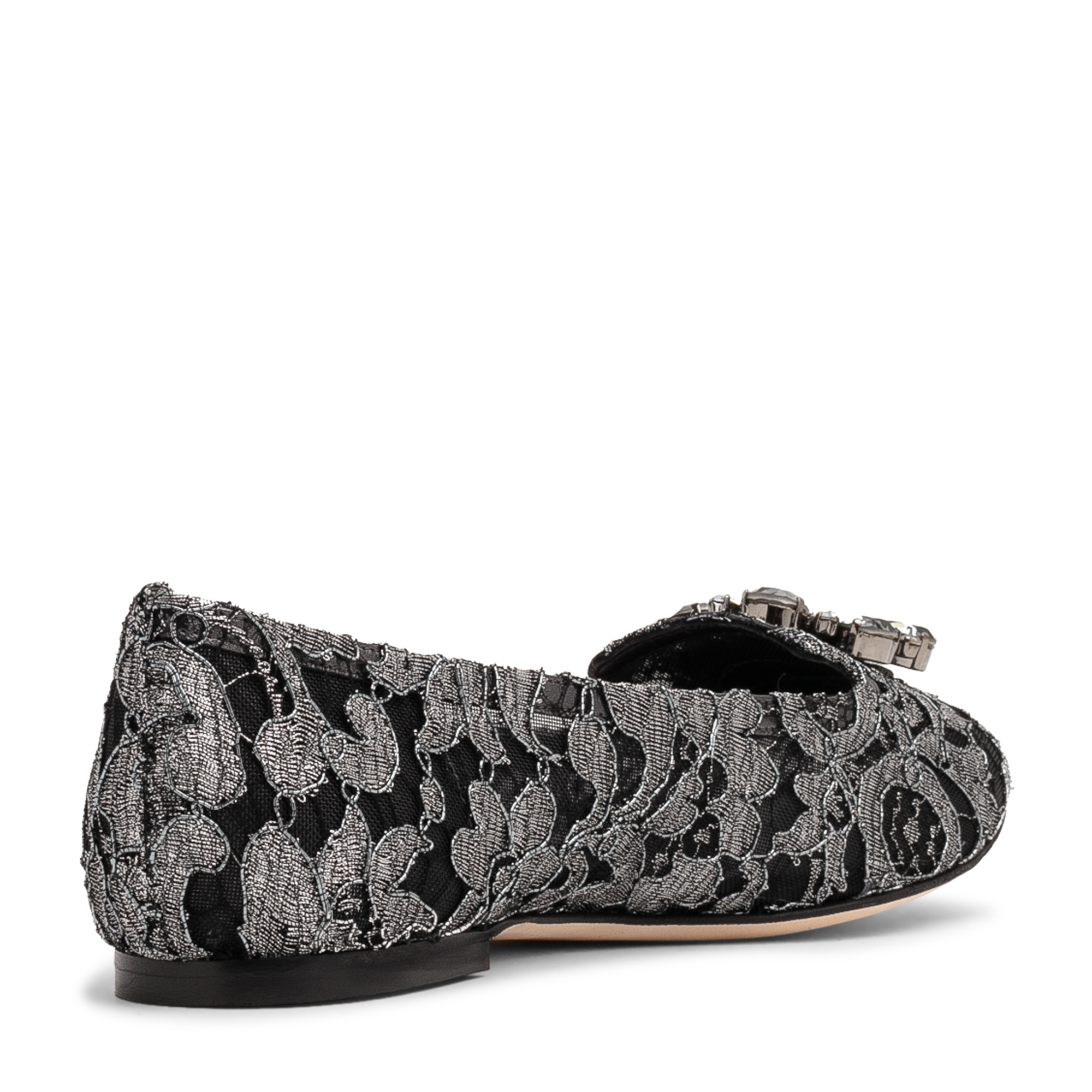 

Taormina lace slippers, Grey