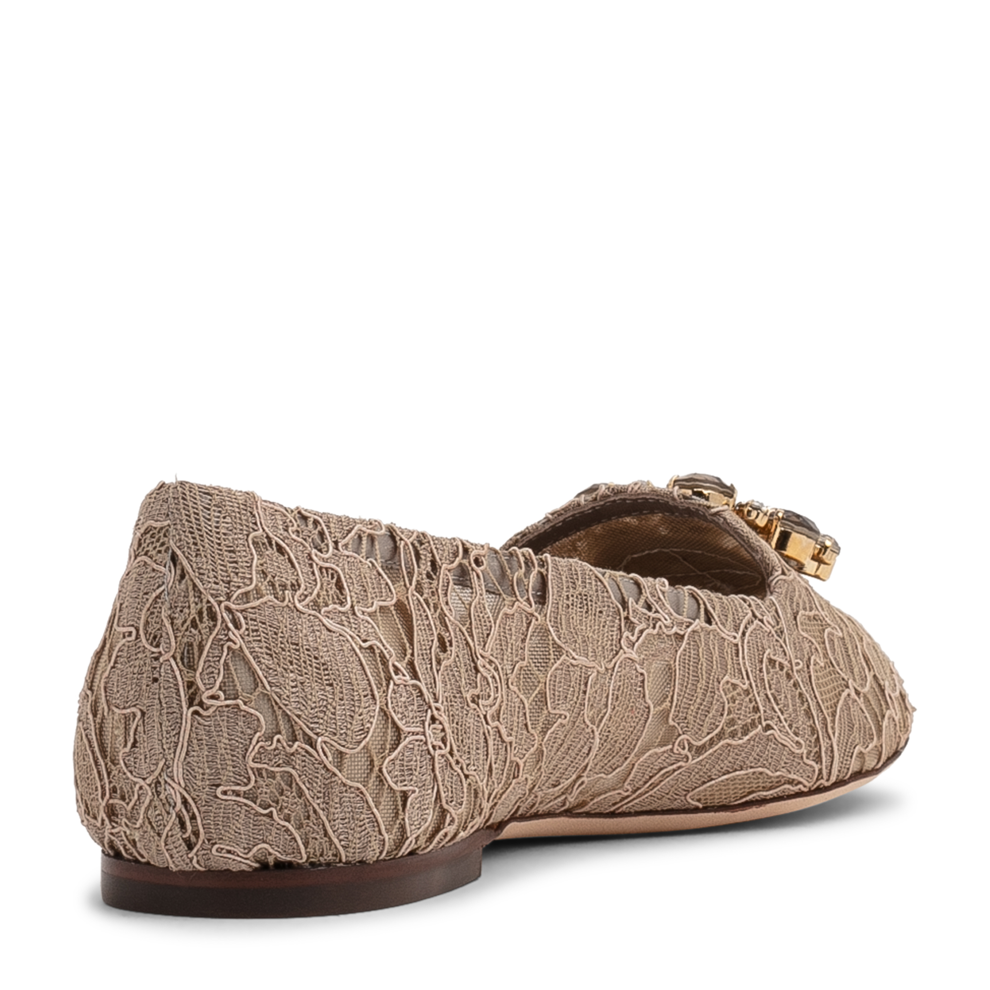 

Taormina lace slippers, Brown